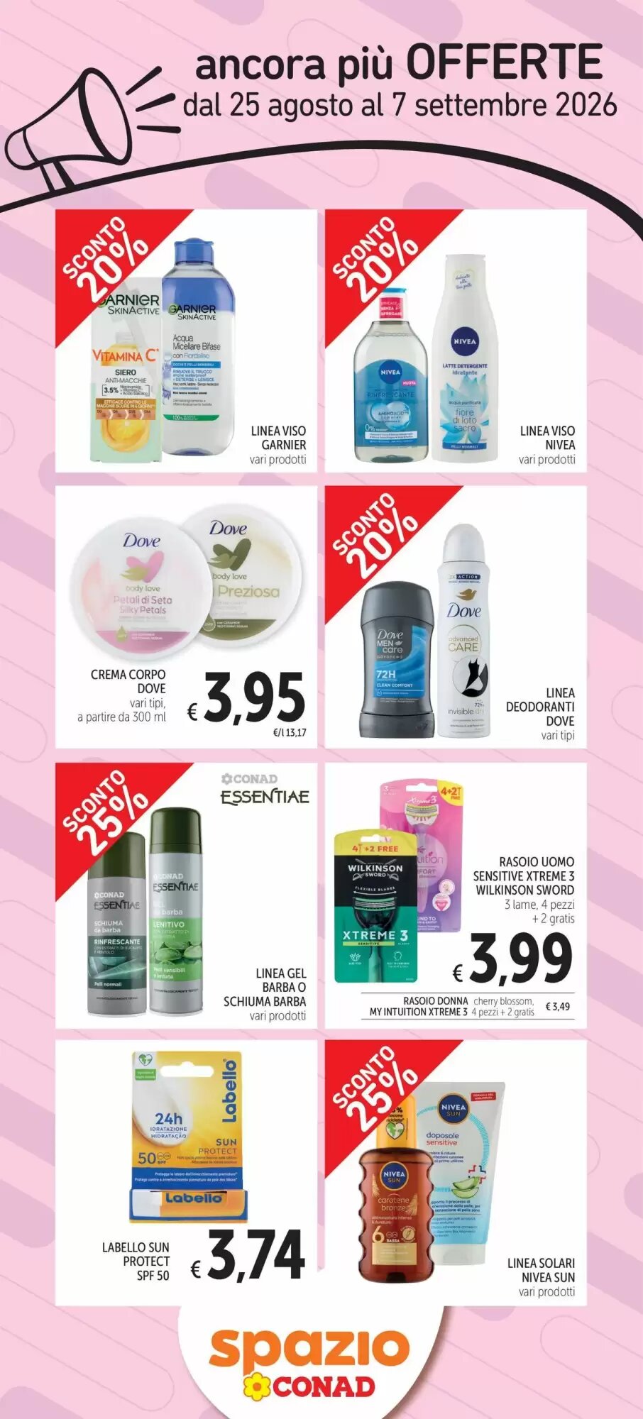 Volantino promozionale Spazio Conad  valide dal 25/08/2026 - Pagina 4.