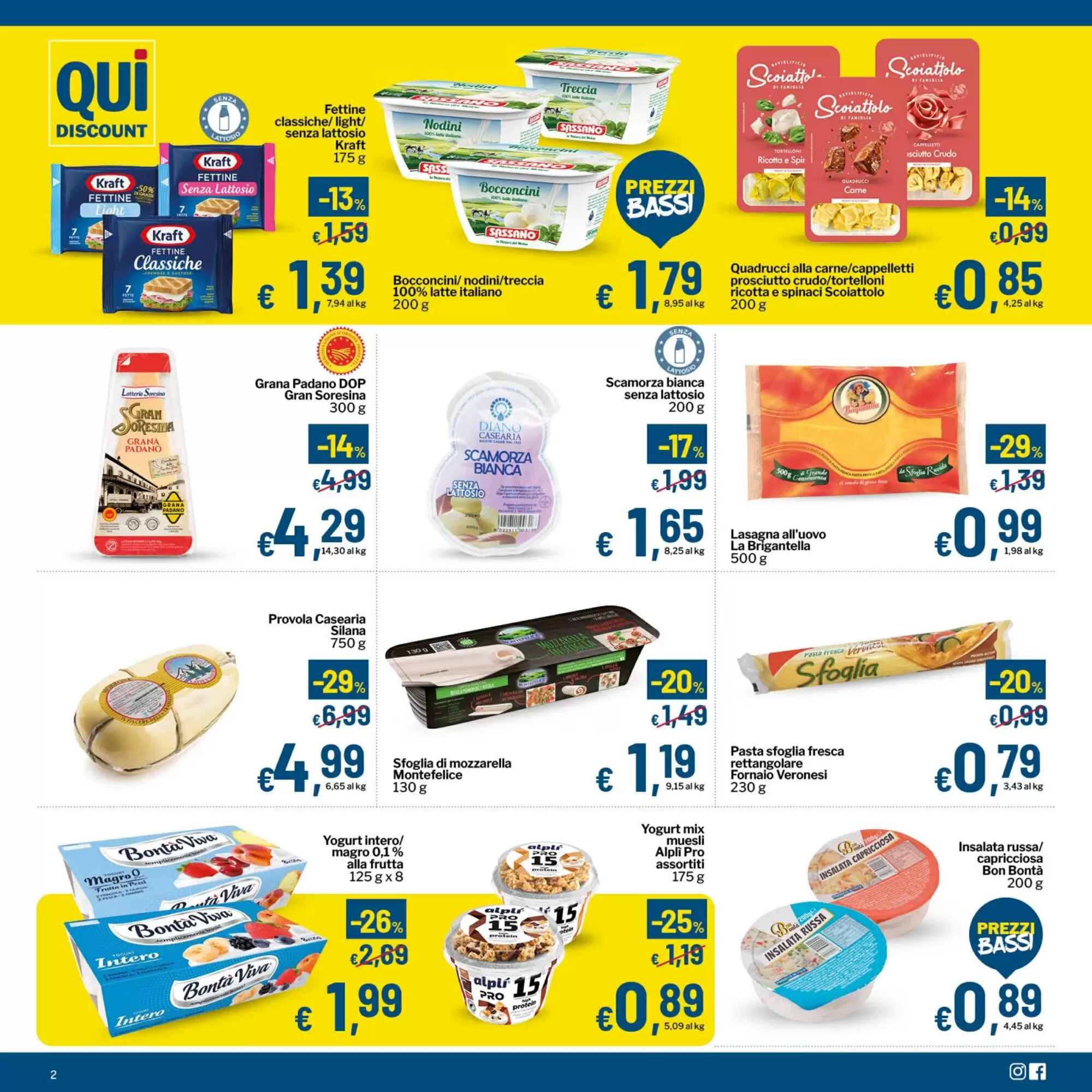 Volantino promozionale Qui Discount  valide dal 25/08/2026 - Pagina 2.