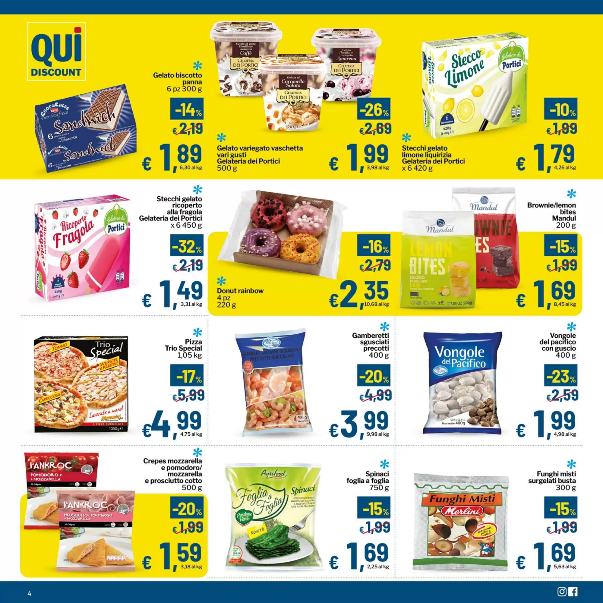 Volantino promozionale Qui Discount  valide dal 25/08/2026 - Pagina 4.