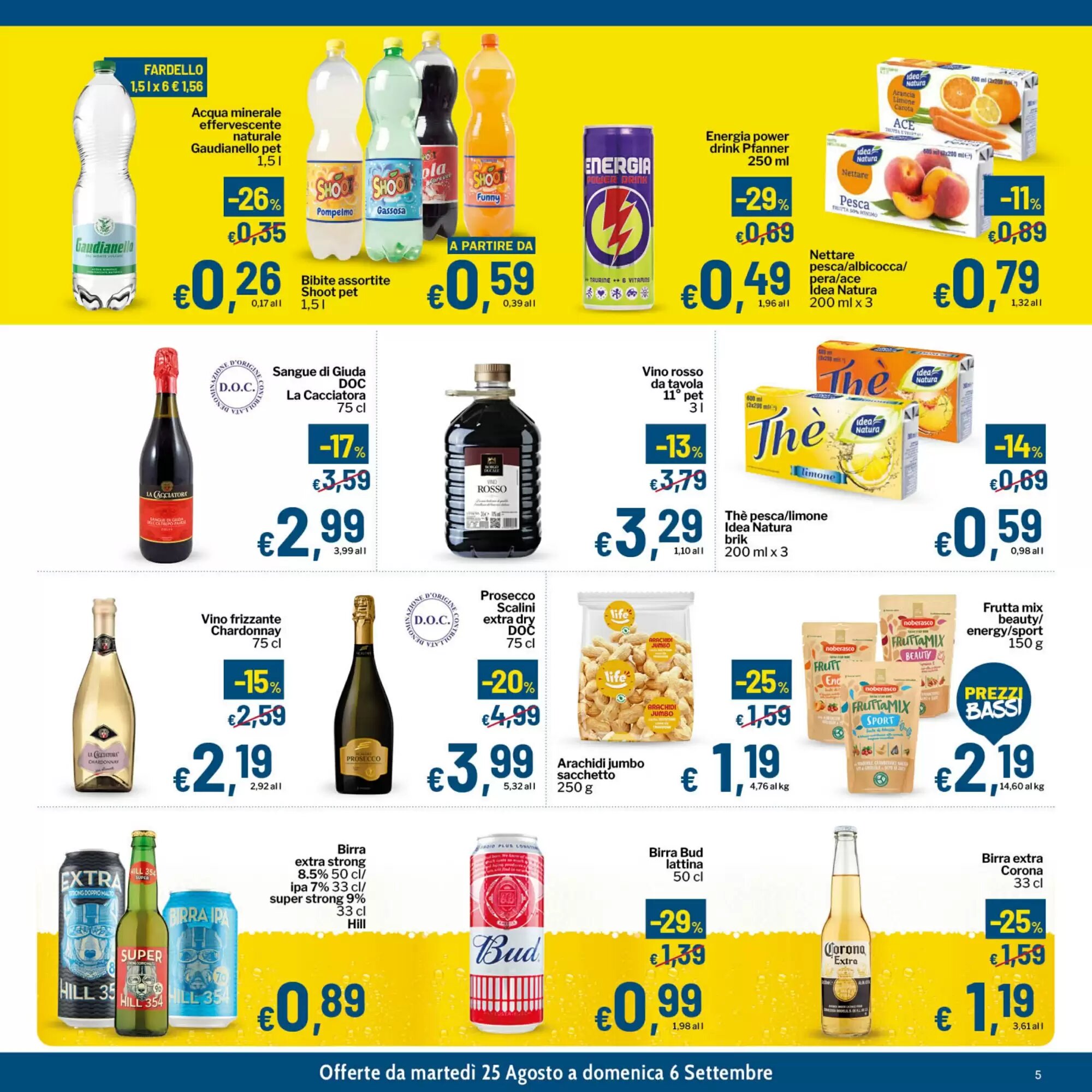 Volantino promozionale Qui Discount  valide dal 25/08/2026 - Pagina 5.
