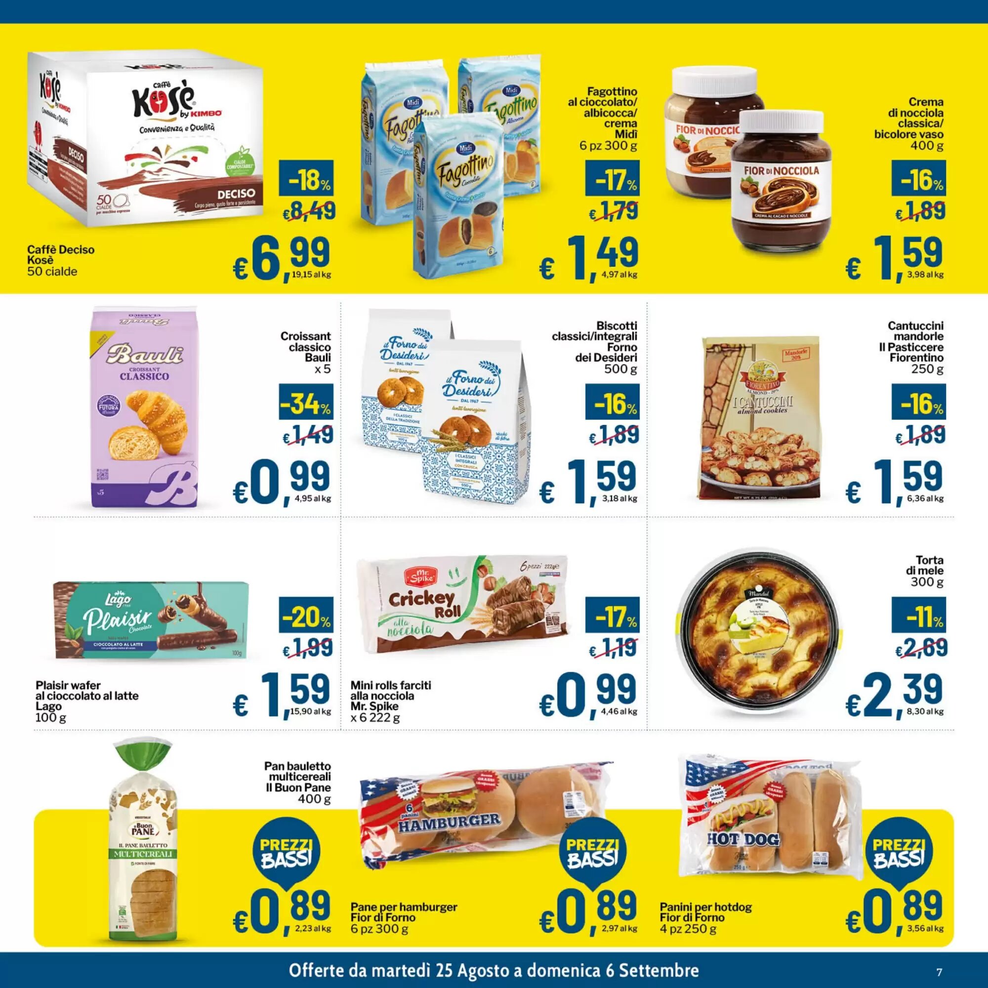 Volantino promozionale Qui Discount  valide dal 25/08/2026 - Pagina 7.