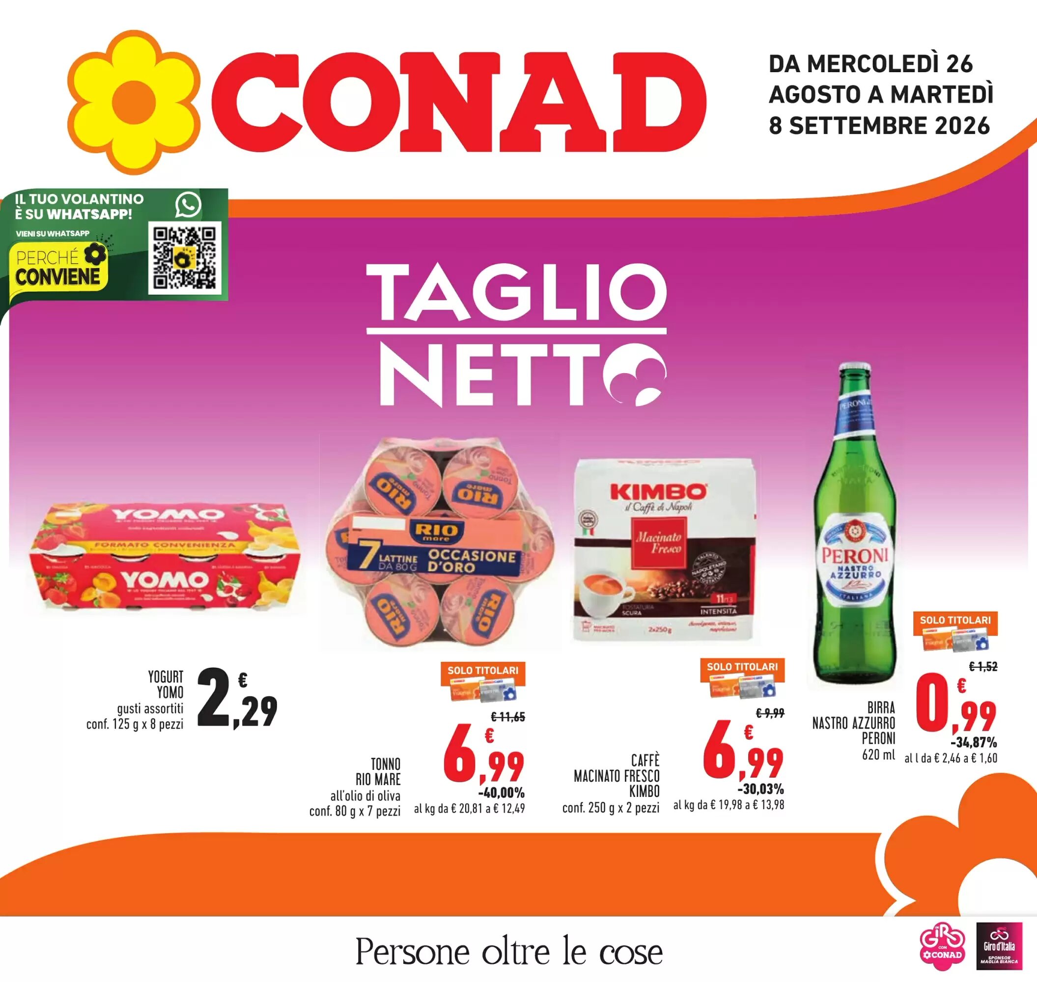 Volantino promozionale Conad valide dal 26/08/2026 - Pagina 1.