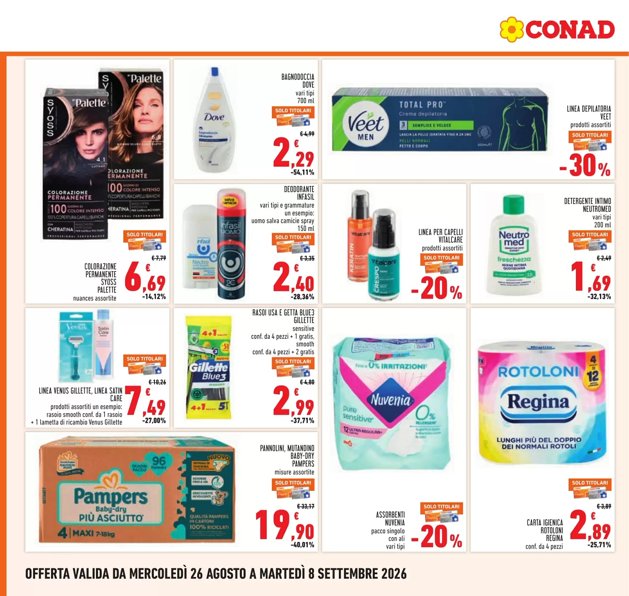 Volantino promozionale Conad  valide dal 26/08/2026 - Pagina 22.
