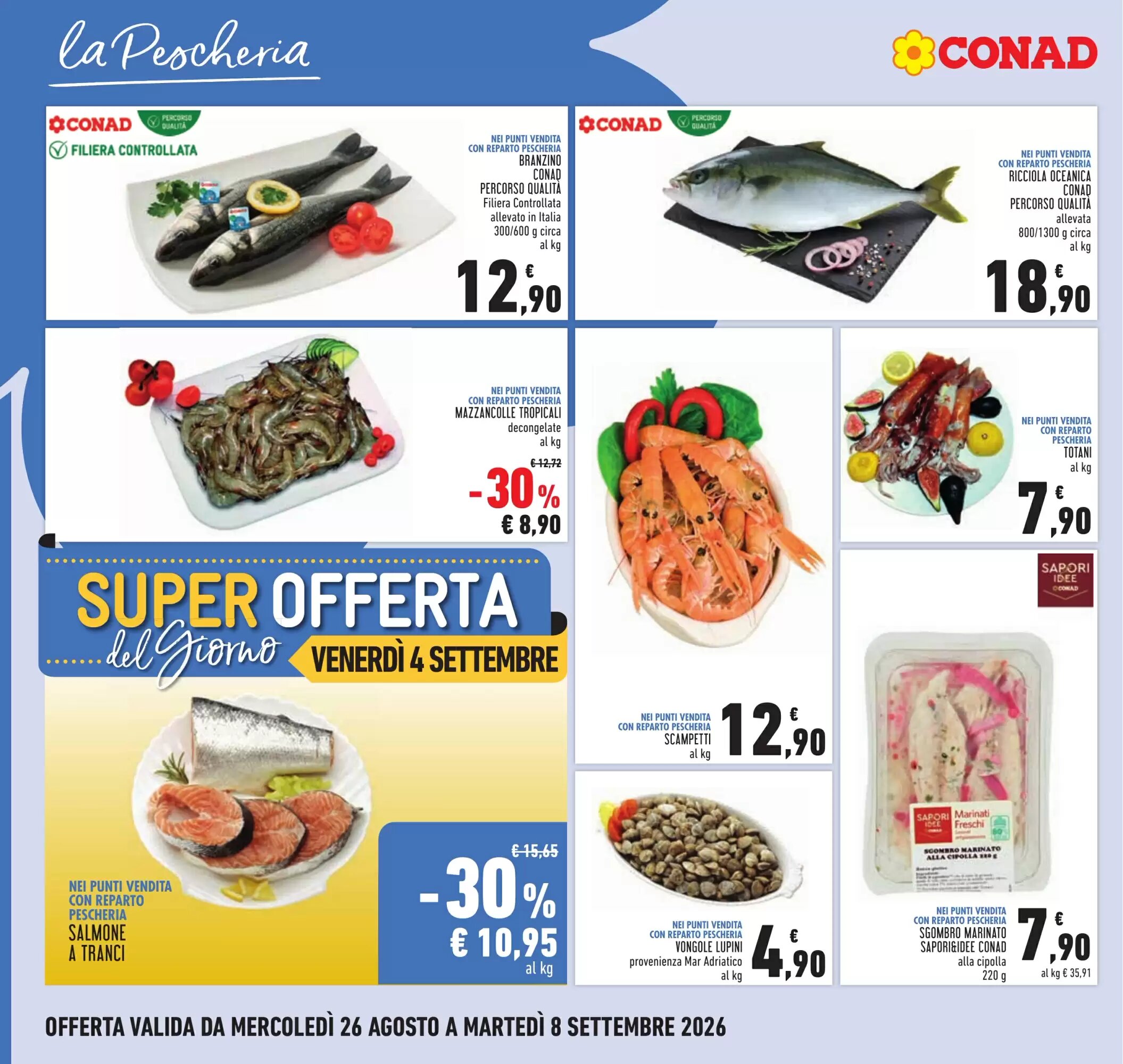 Volantino promozionale Conad  valide dal 26/08/2026 - Pagina 4.
