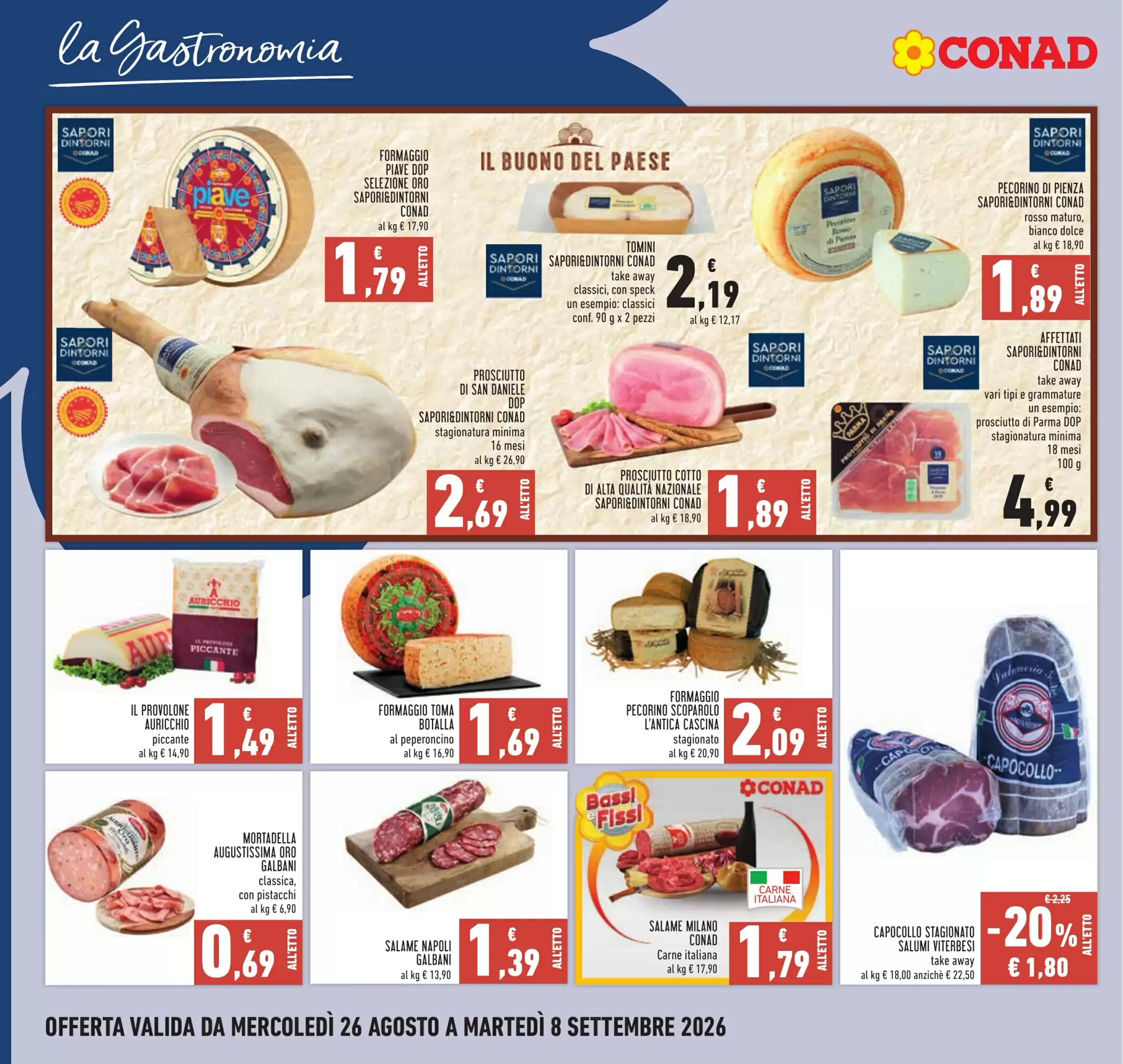 Volantino promozionale Conad  valide dal 26/08/2026 - Pagina 8.