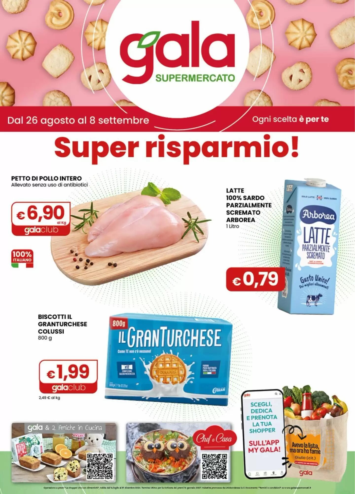 Volantino promozionale Gala Supermercati valide dal 26/08/2026 - Pagina 1.