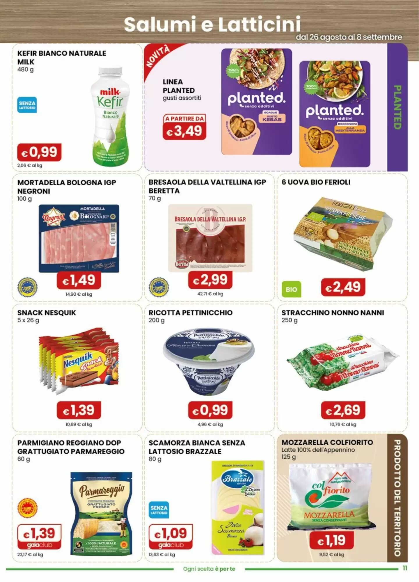 Volantino promozionale Gala Supermercati  valide dal 26/08/2026 - Pagina 11.