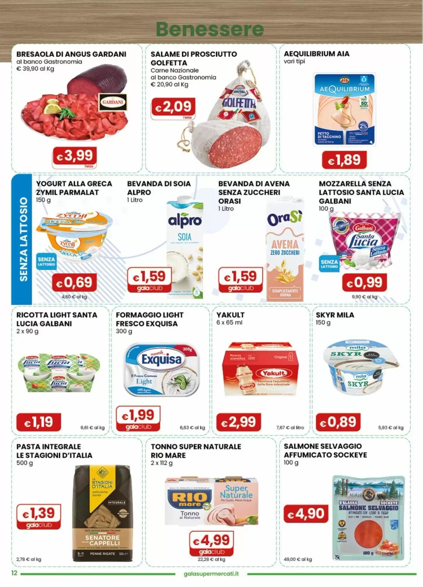 Volantino promozionale Gala Supermercati  valide dal 26/08/2026 - Pagina 12.