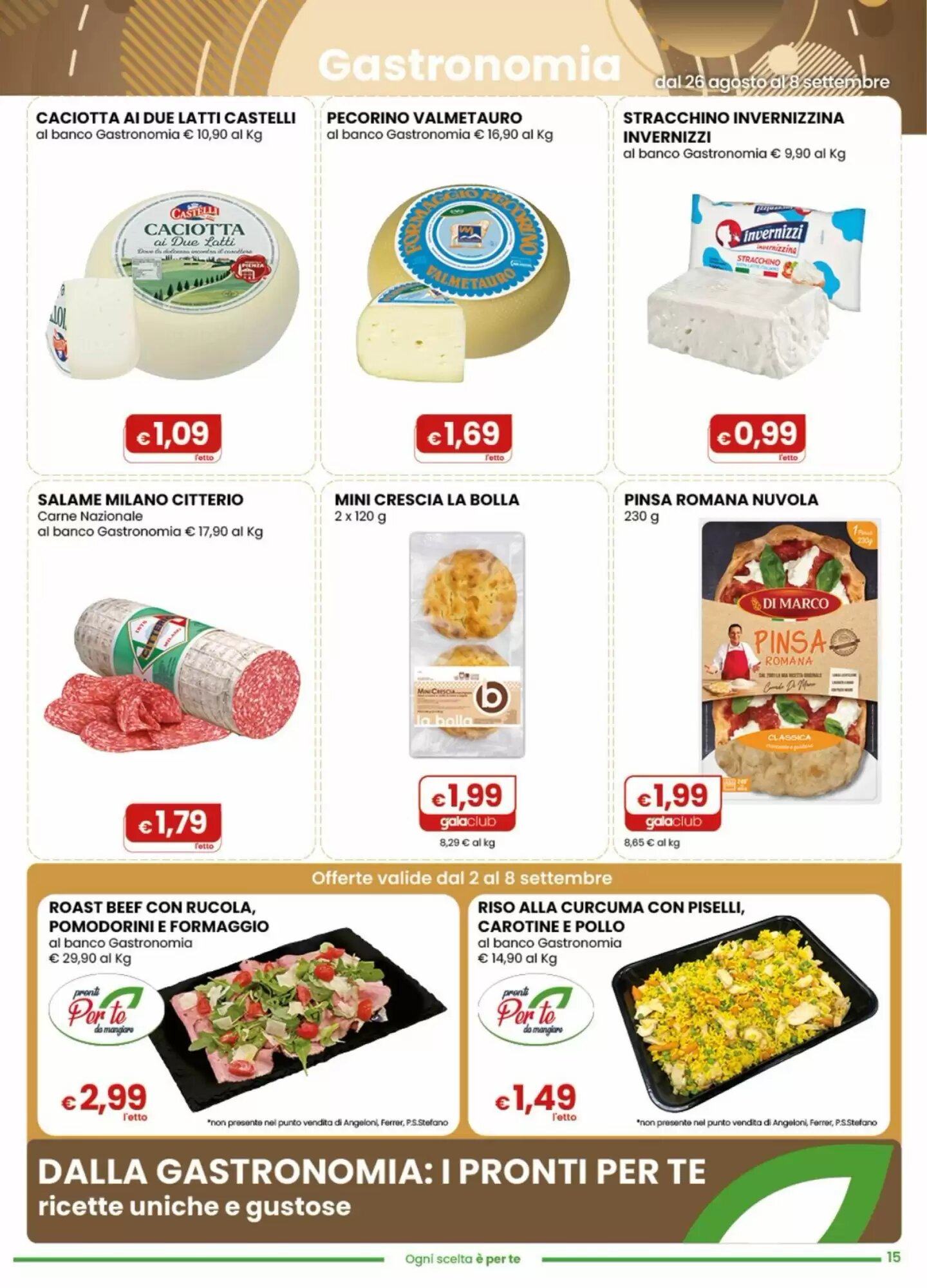 Volantino promozionale Gala Supermercati  valide dal 26/08/2026 - Pagina 15.