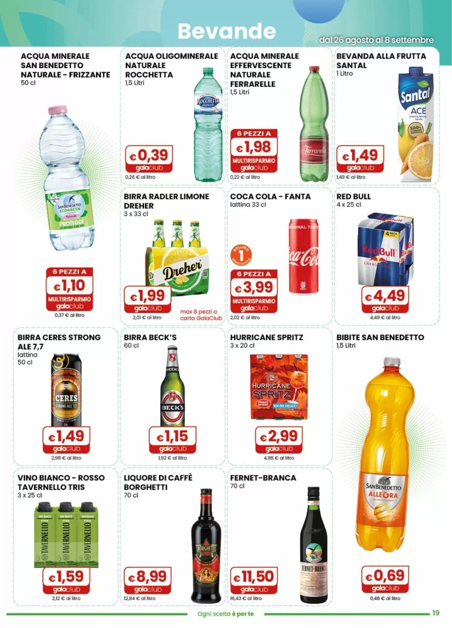 Volantino promozionale Gala Supermercati  valide dal 26/08/2026 - Pagina 19.