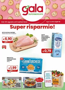 Volantino promozionale Gala Supermercati  valide dal 26/08/2026