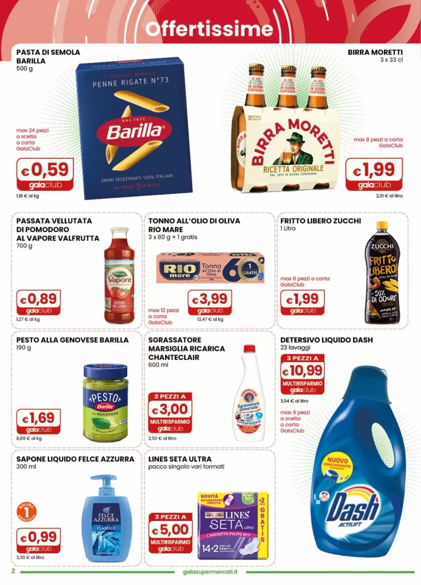 Volantino promozionale Gala Supermercati  valide dal 26/08/2026 - Pagina 2.