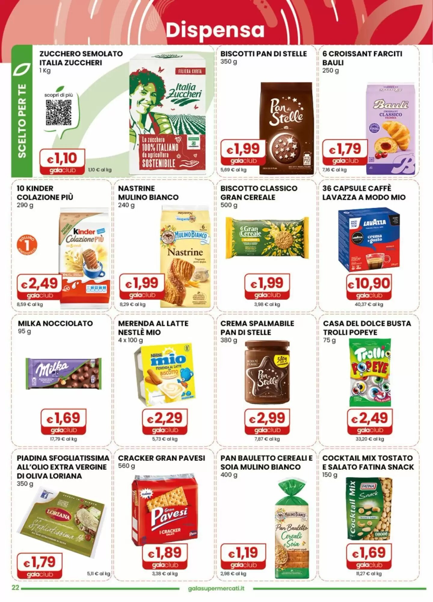 Volantino promozionale Gala Supermercati  valide dal 26/08/2026 - Pagina 22.