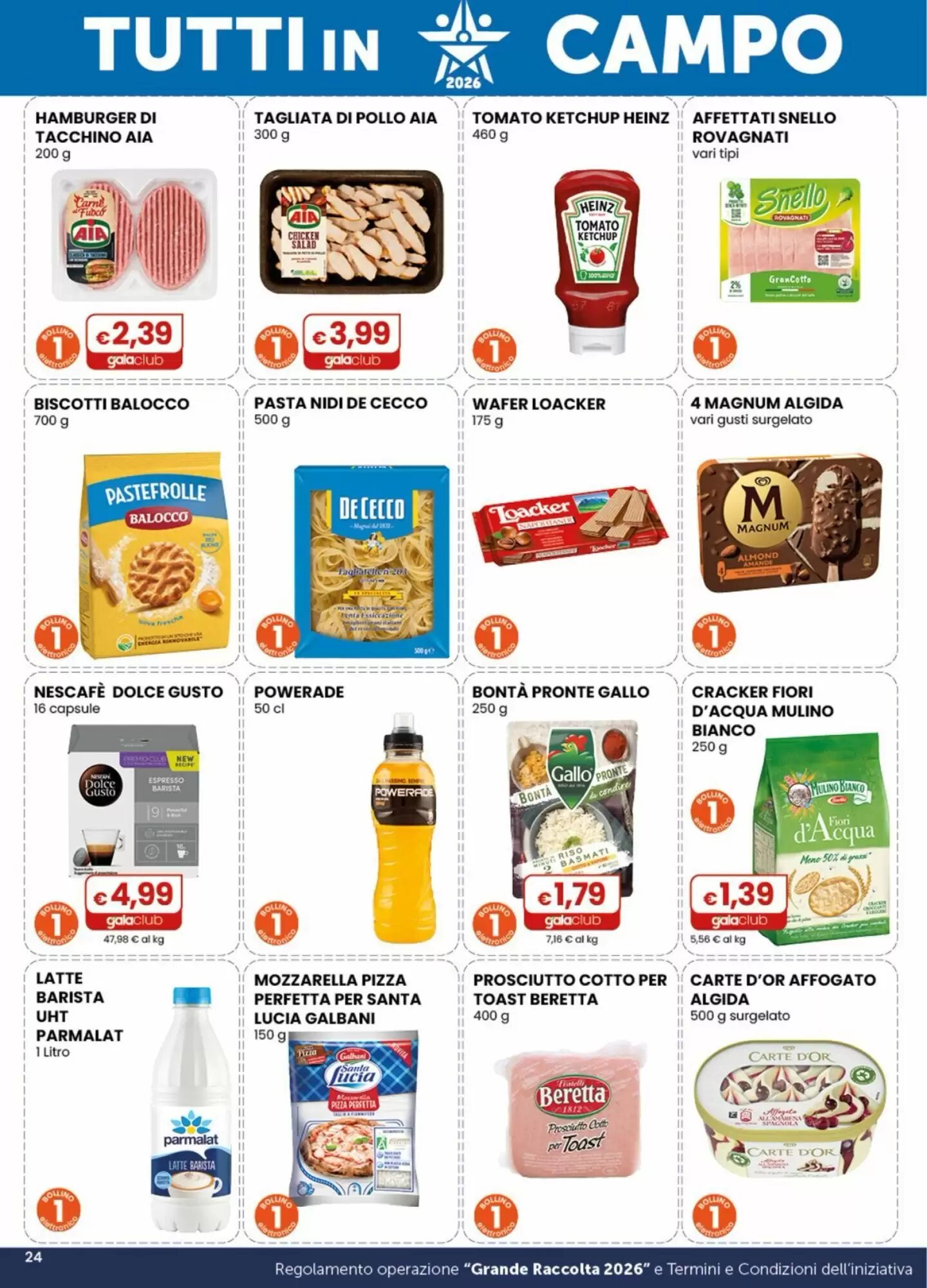 Volantino promozionale Gala Supermercati  valide dal 26/08/2026 - Pagina 24.
