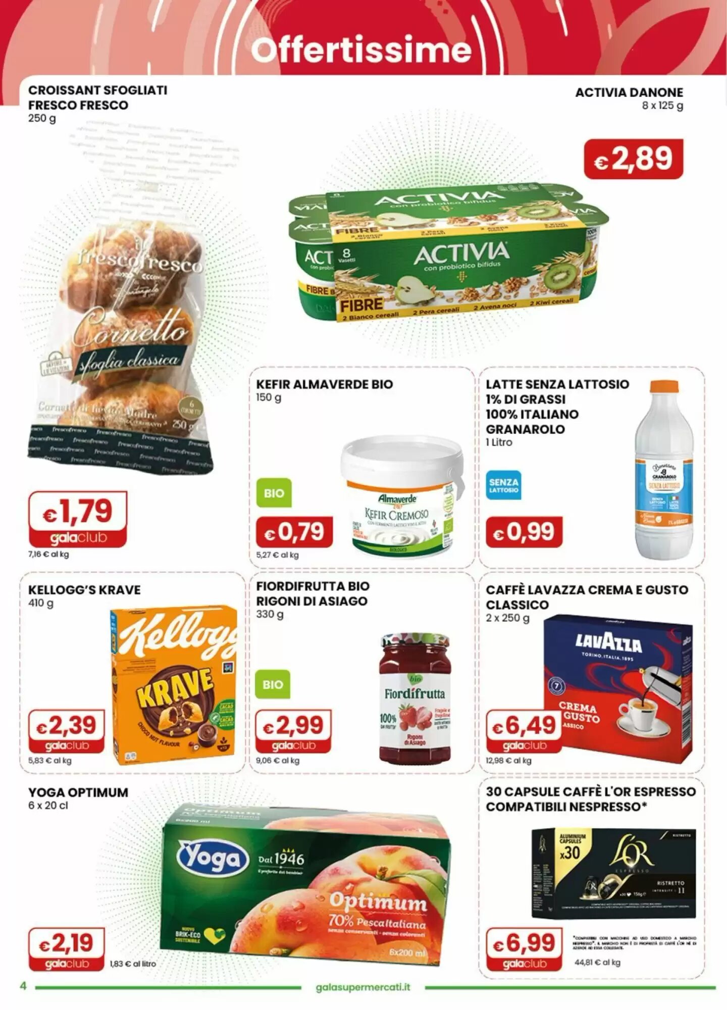 Volantino promozionale Gala Supermercati  valide dal 26/08/2026 - Pagina 4.