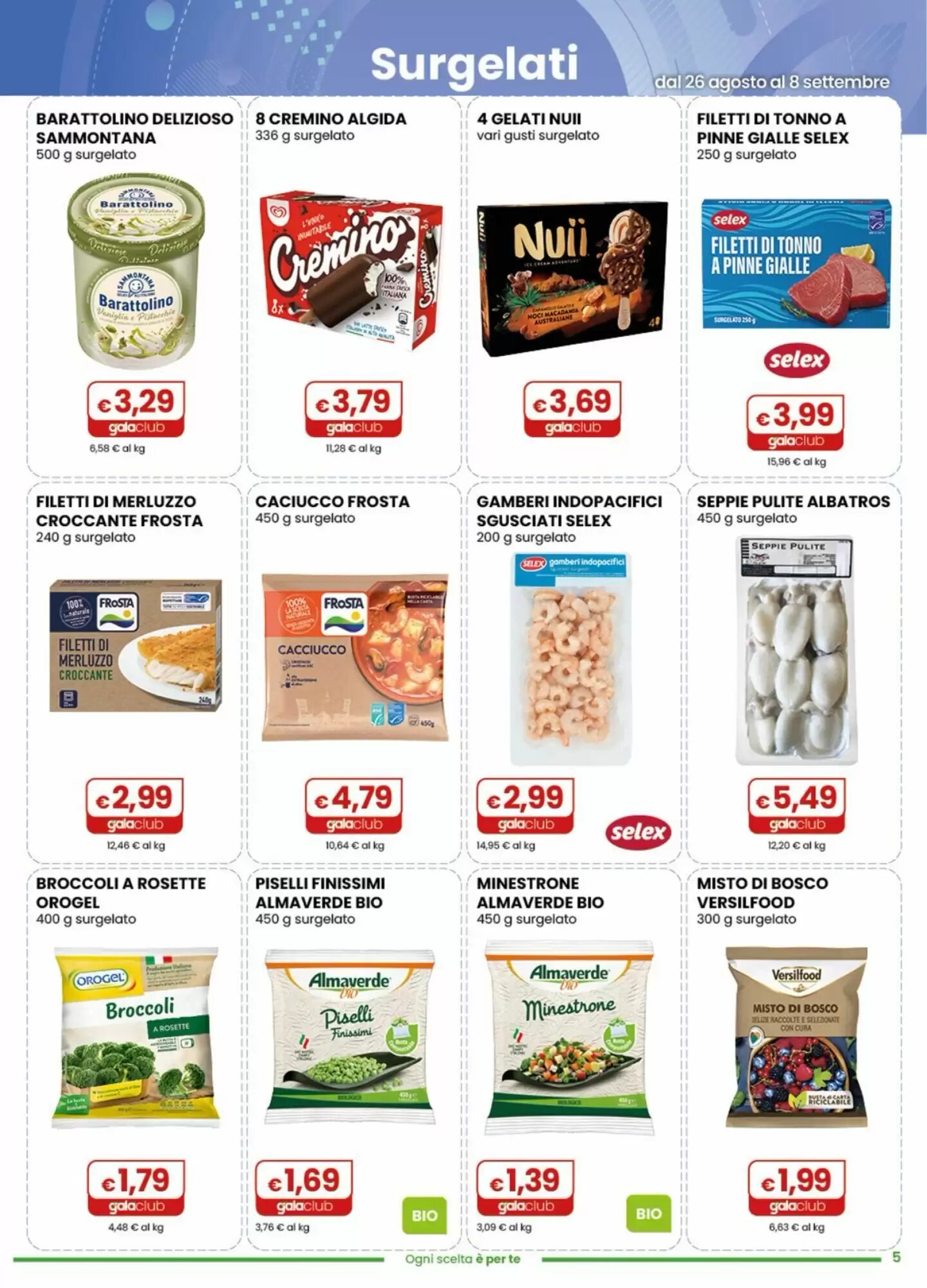 Volantino promozionale Gala Supermercati  valide dal 26/08/2026 - Pagina 5.