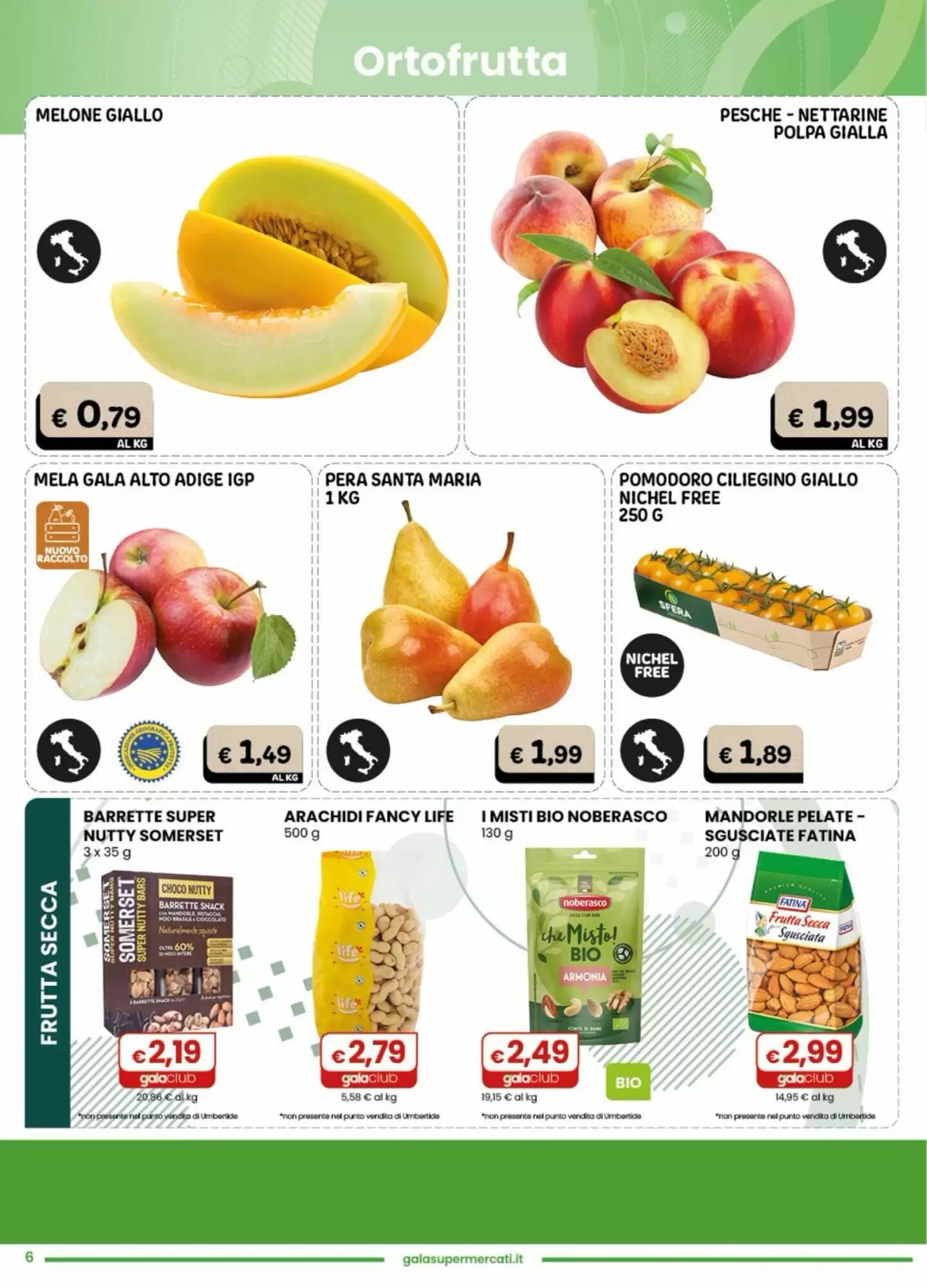 Volantino promozionale Gala Supermercati  valide dal 26/08/2026 - Pagina 6.