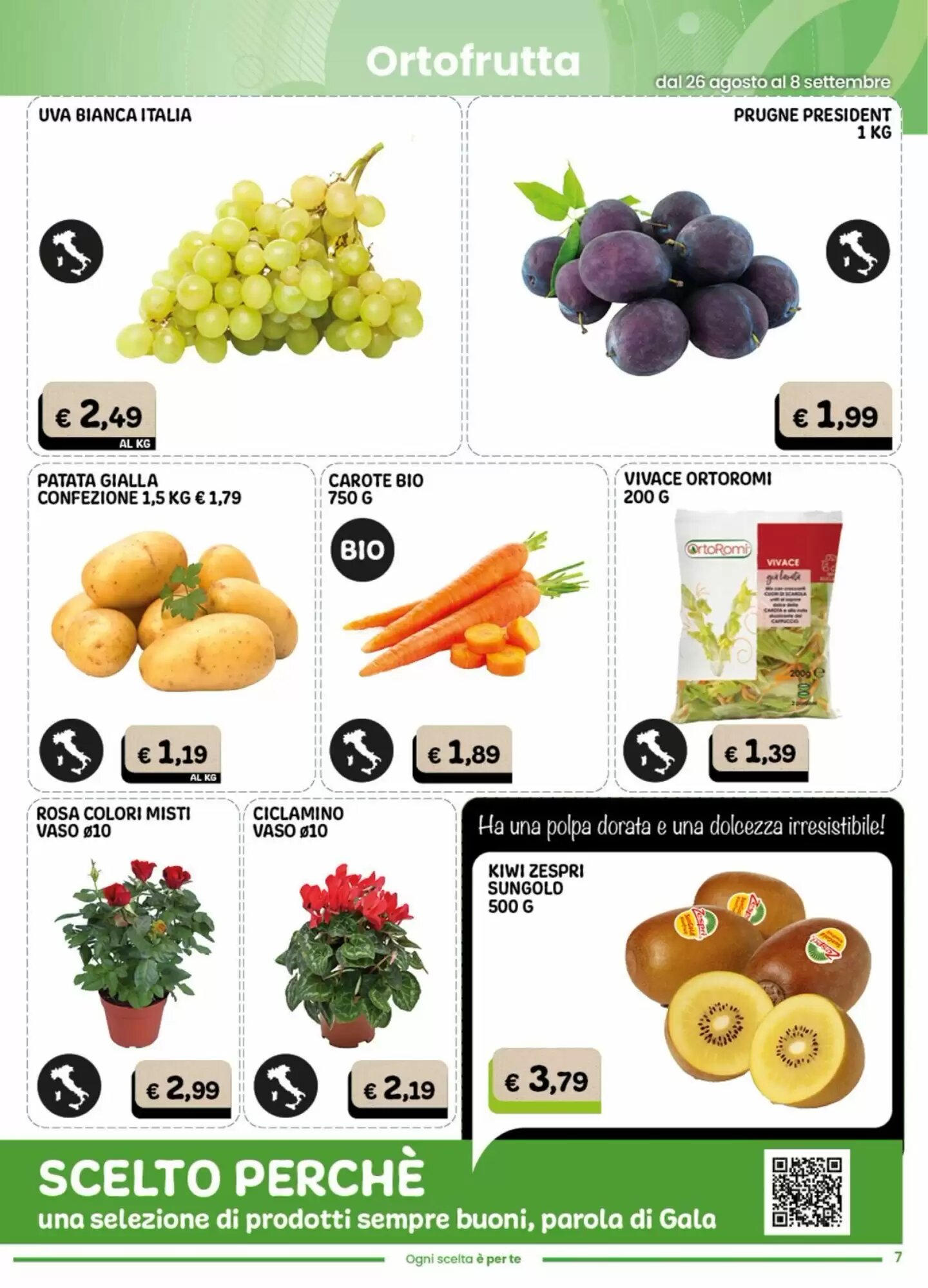 Volantino promozionale Gala Supermercati  valide dal 26/08/2026 - Pagina 7.