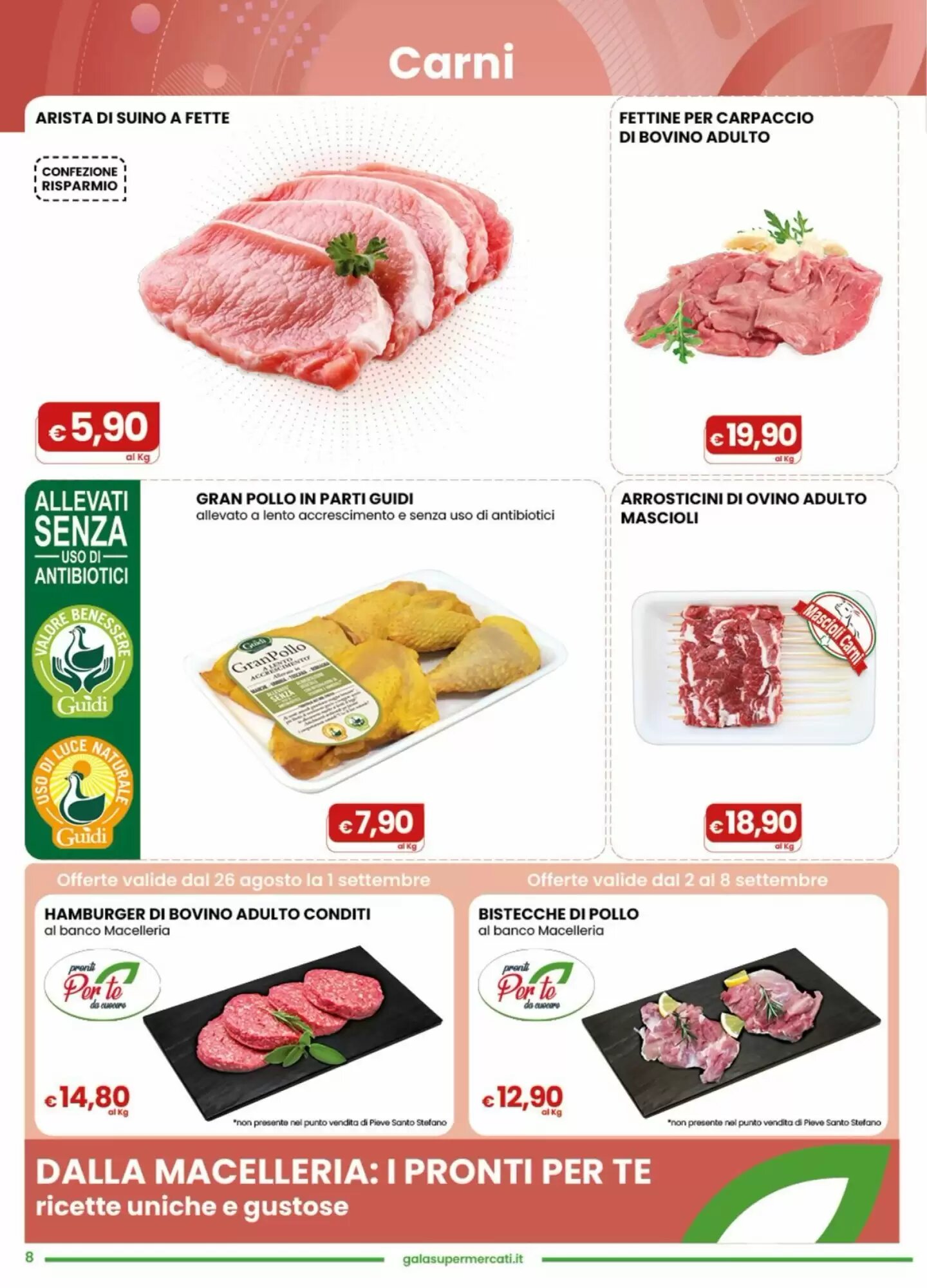 Volantino promozionale Gala Supermercati  valide dal 26/08/2026 - Pagina 8.
