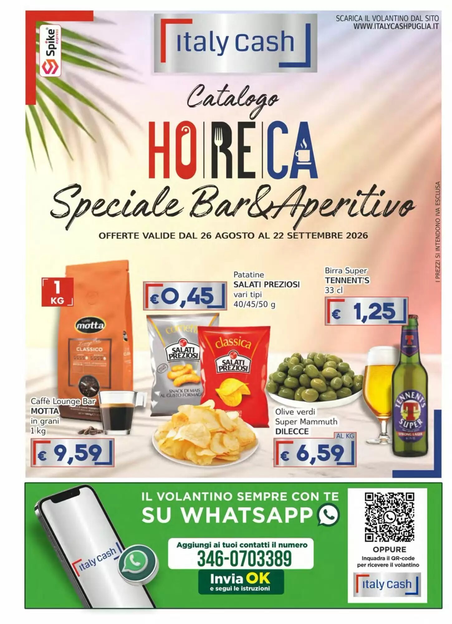 Volantino promozionale Italy Cash  valide dal 26/08/2026 - Pagina 1.