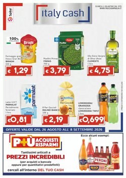 Volantino promozionale Italy Cash  valide dal 26/08/2026