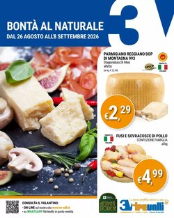 Volantino promozionale Tre Valli Supermercato  valide dal 26/08/2026