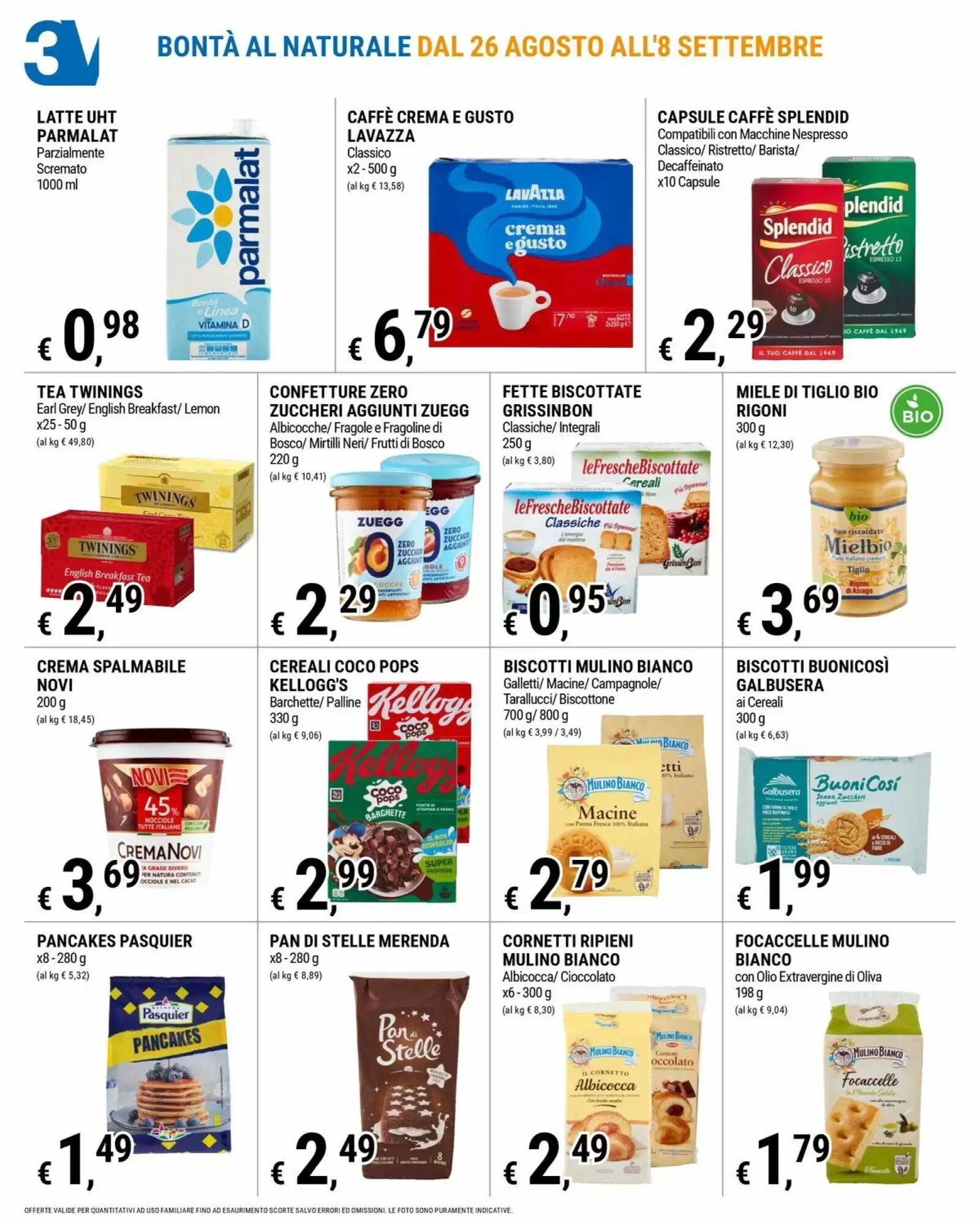 Volantino promozionale Tre Valli Supermercato  valide dal 26/08/2026 - Pagina 8.