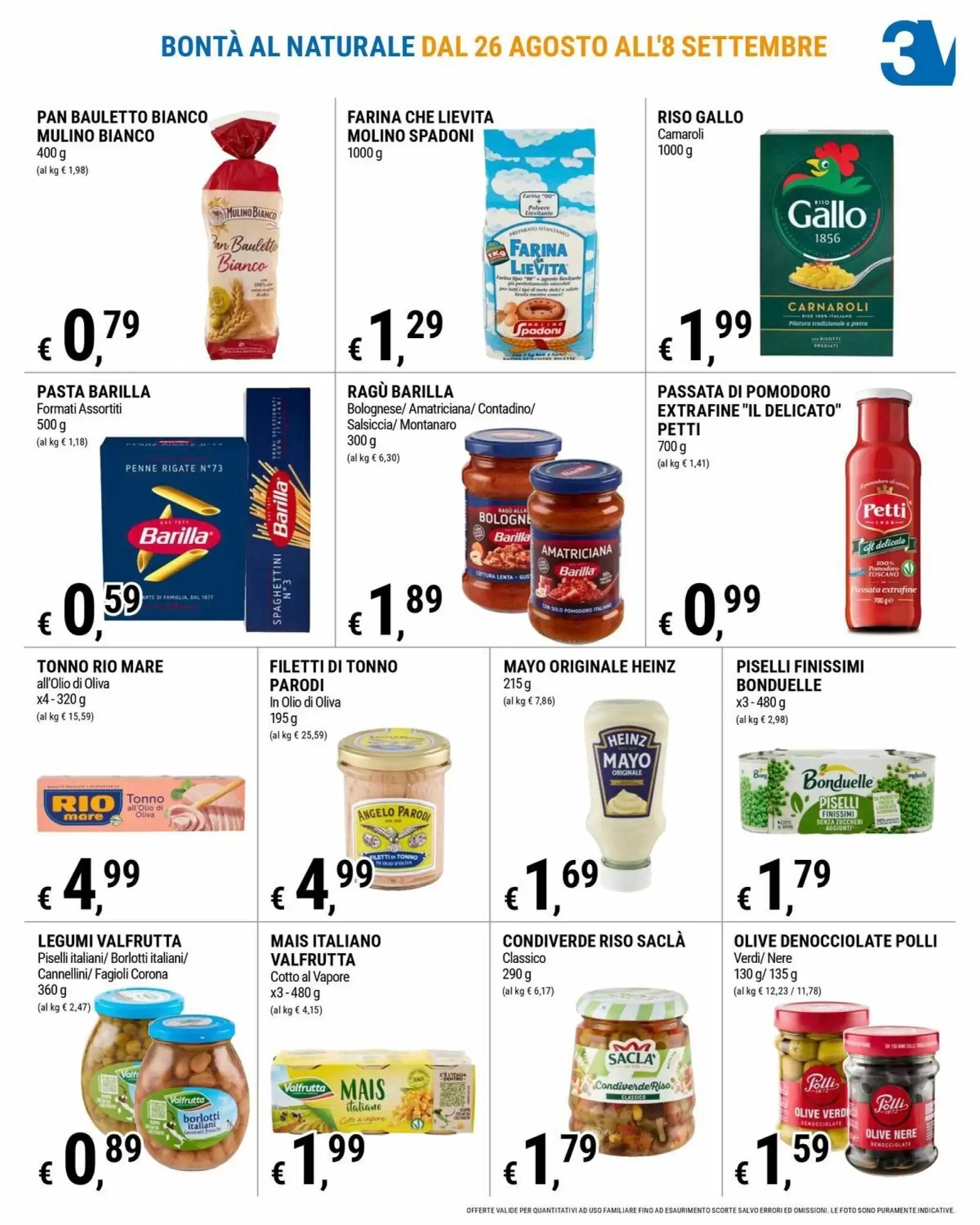 Volantino promozionale Tre Valli Supermercato  valide dal 26/08/2026 - Pagina 9.