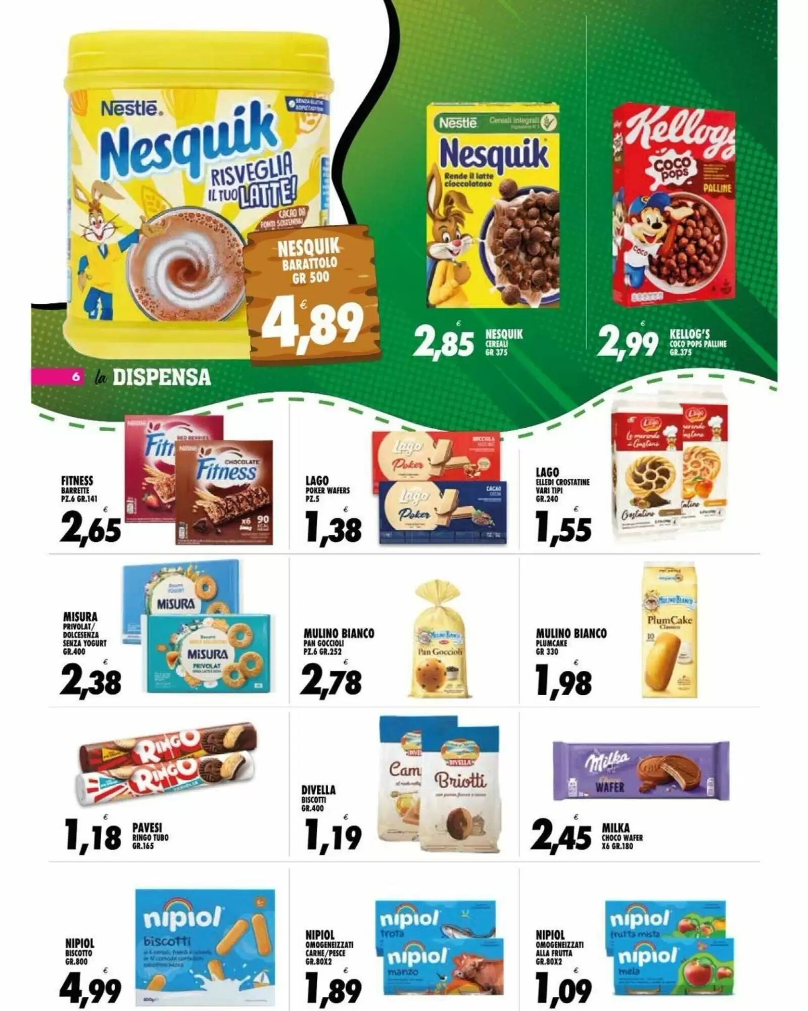 Volantino promozionale Compri Meglio  valide dal 26/08/2026 - Pagina 6.