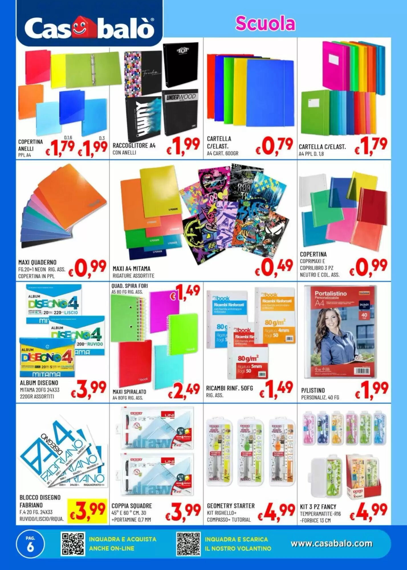 Volantino promozionale Casabalò  valide dal 26/08/2026 - Pagina 6.