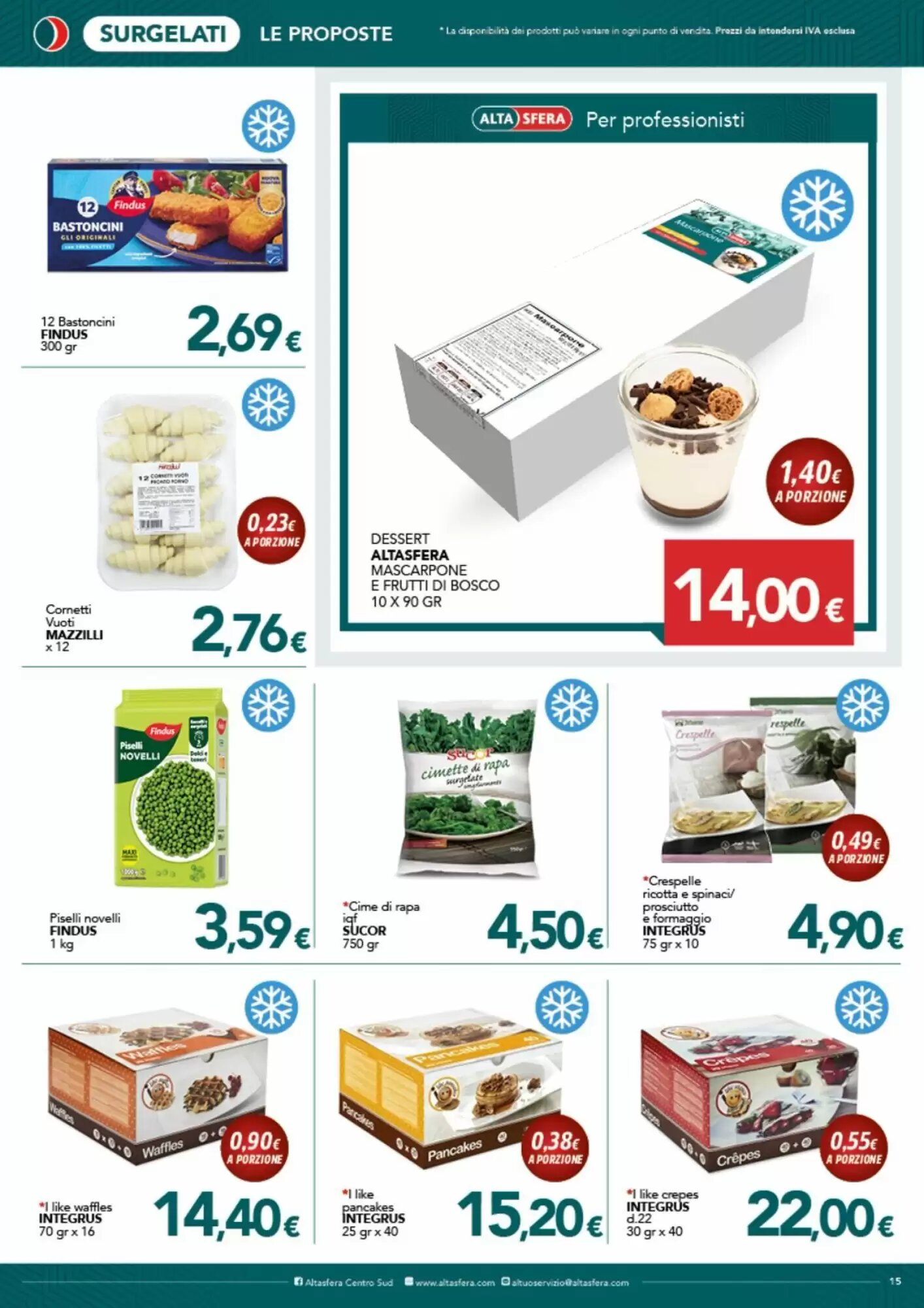 Volantino promozionale Altasfera  valide dal 26/08/2026 - Pagina 15.