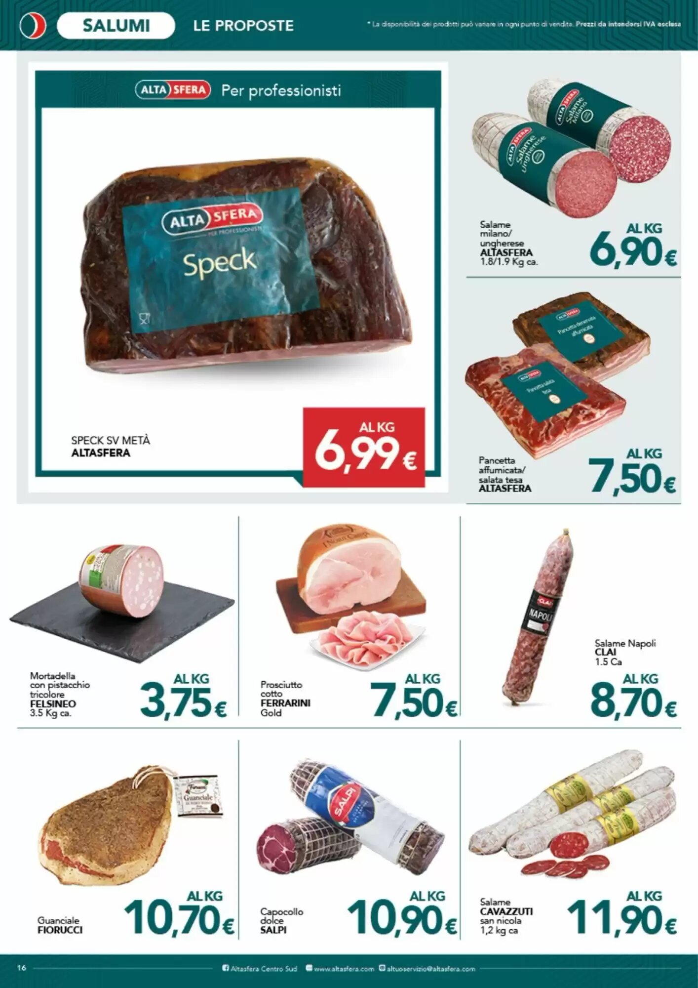 Volantino promozionale Altasfera  valide dal 26/08/2026 - Pagina 16.