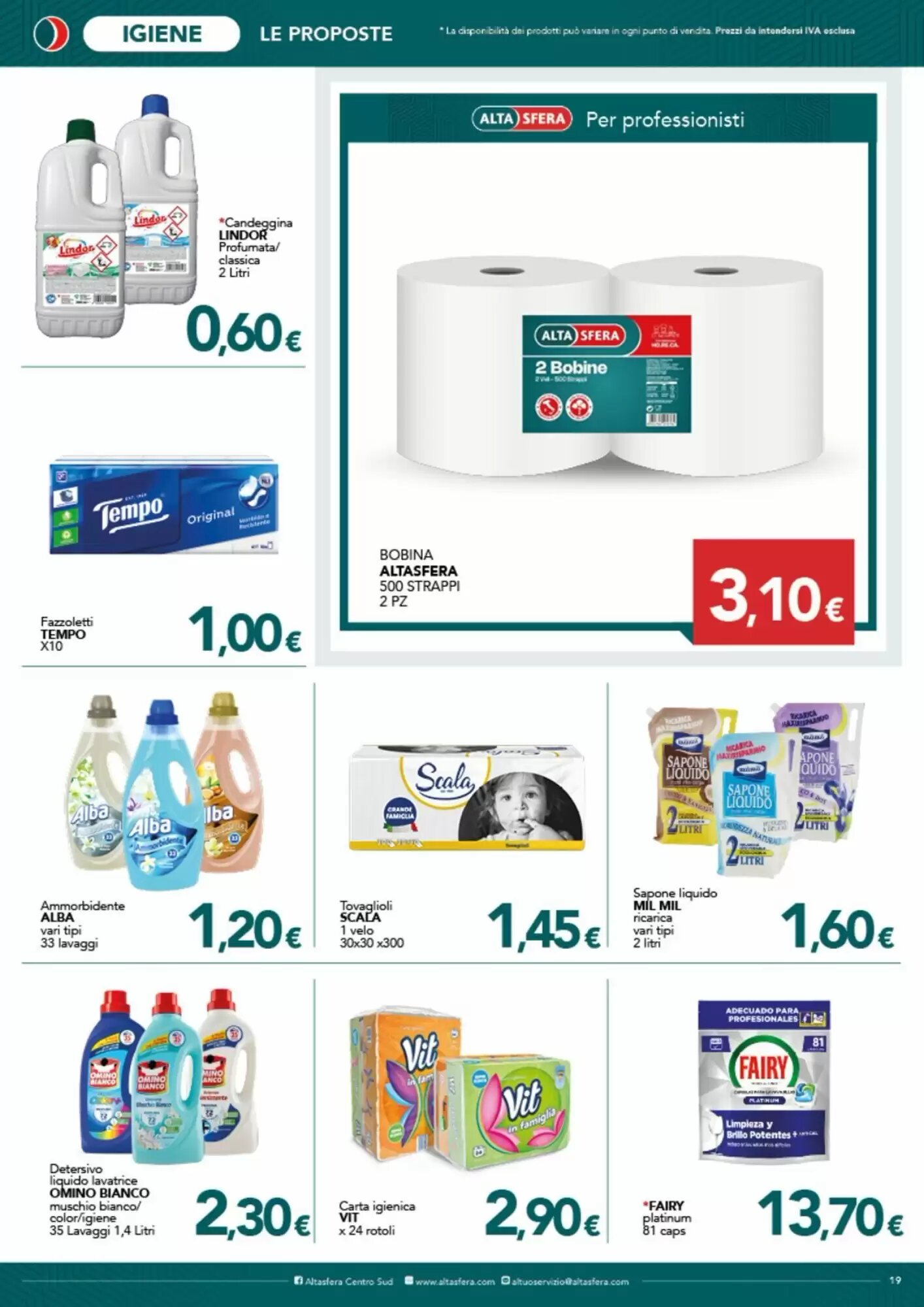 Volantino promozionale Altasfera  valide dal 26/08/2026 - Pagina 19.