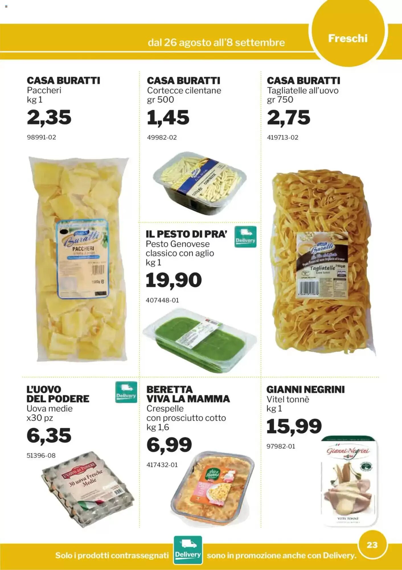 Volantino promozionale GrosMarket  valide dal 26/08/2026 - Pagina 23.