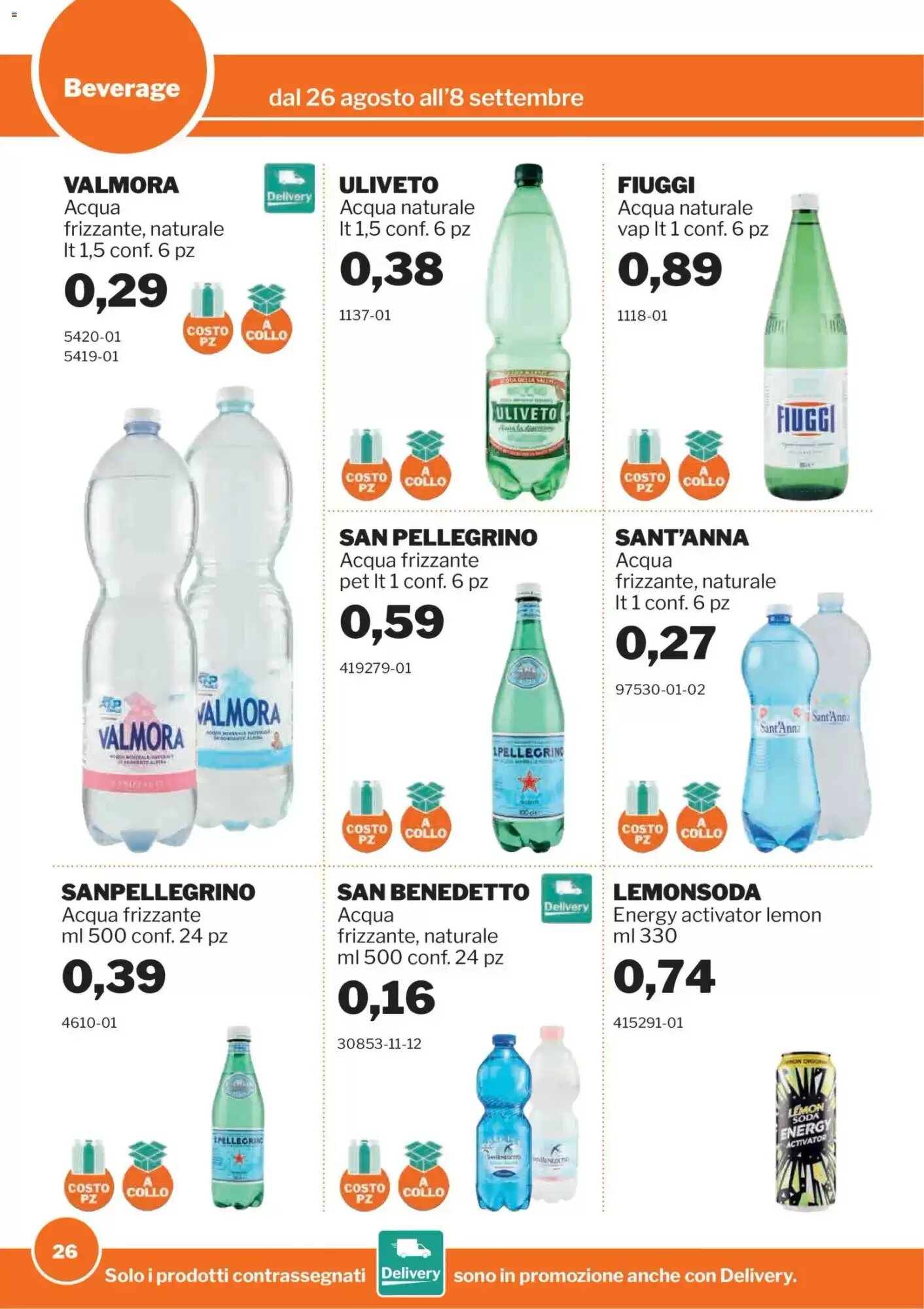 Volantino promozionale GrosMarket  valide dal 26/08/2026 - Pagina 26.