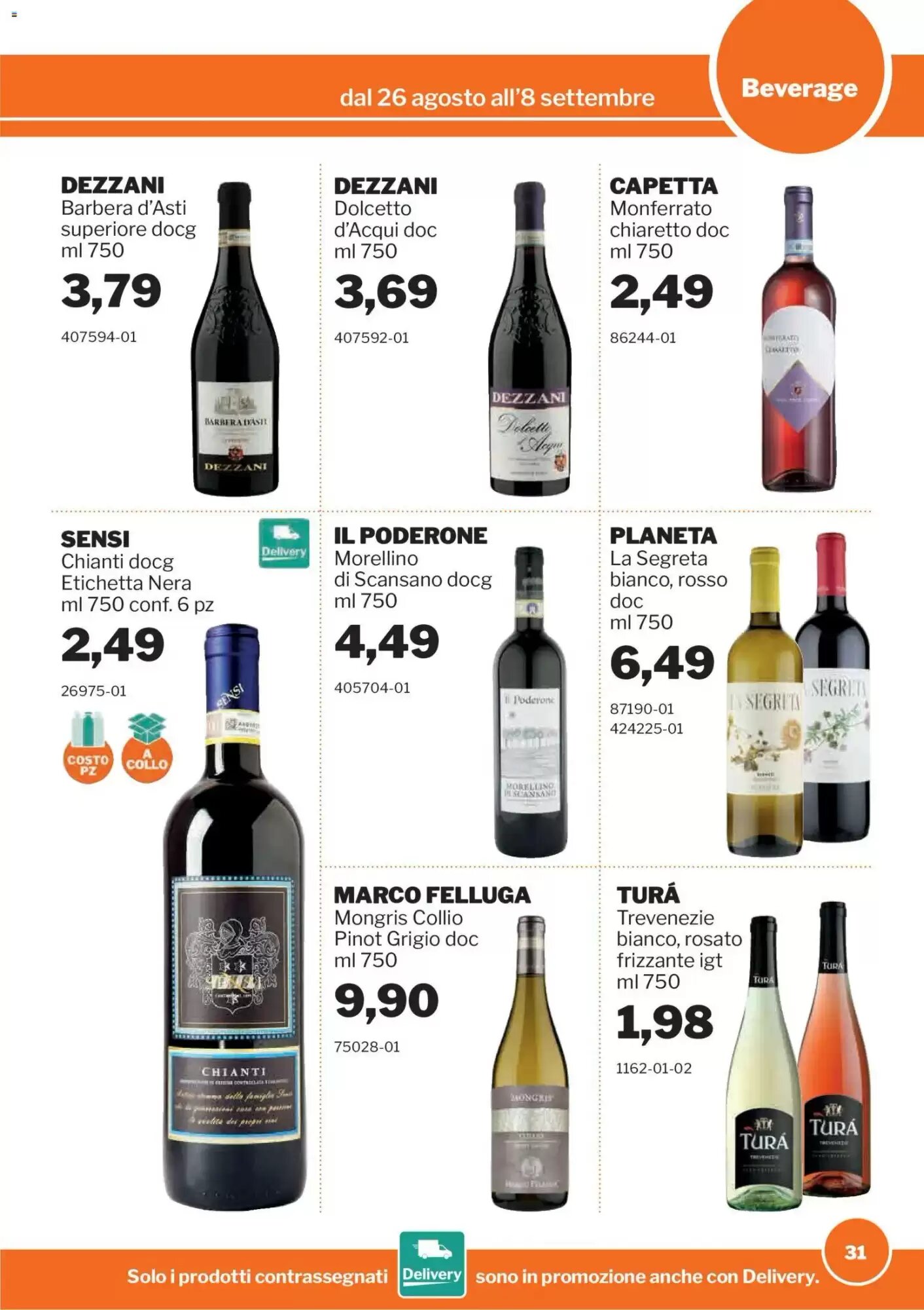 Volantino promozionale GrosMarket  valide dal 26/08/2026 - Pagina 31.