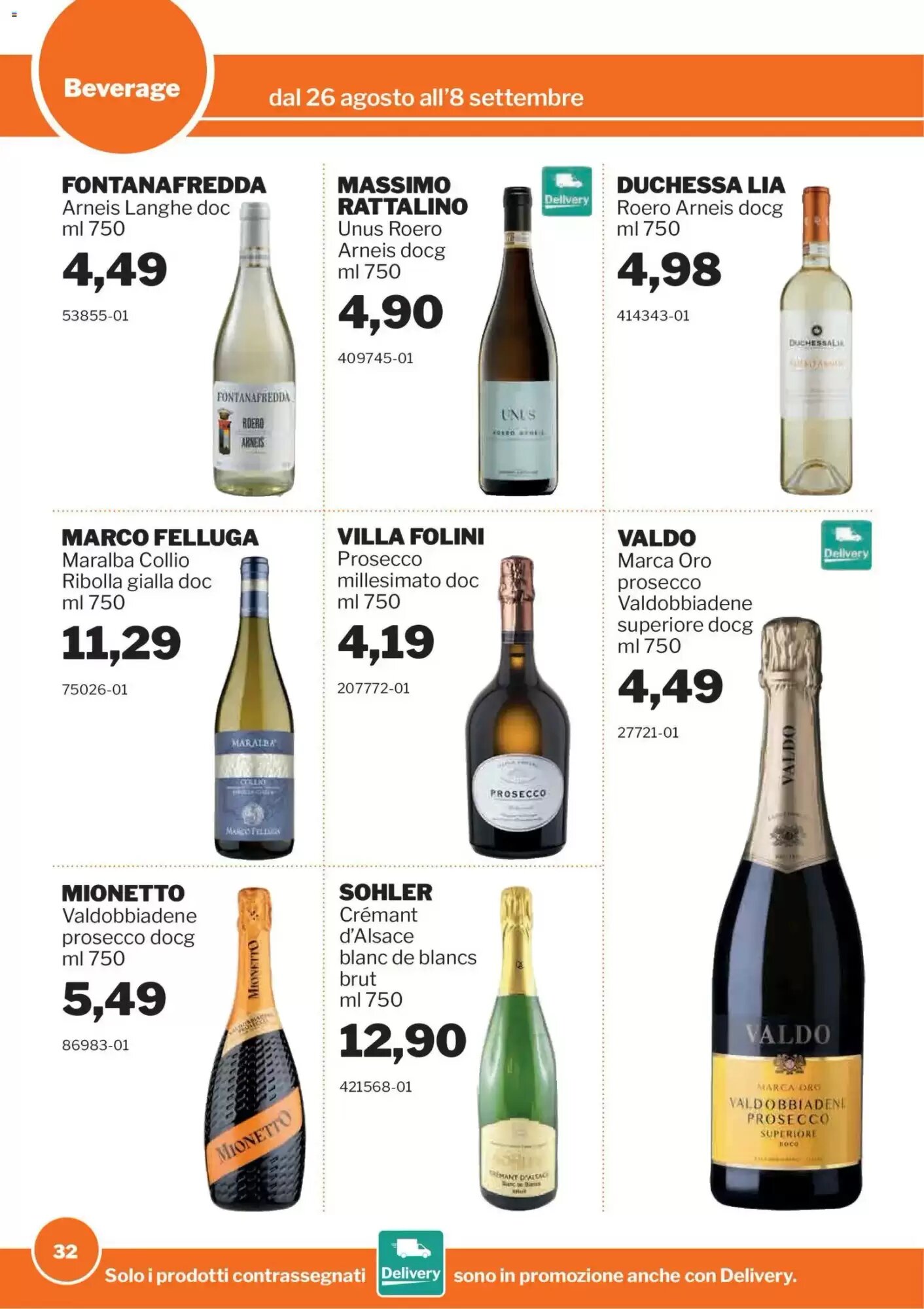Volantino promozionale GrosMarket  valide dal 26/08/2026 - Pagina 32.