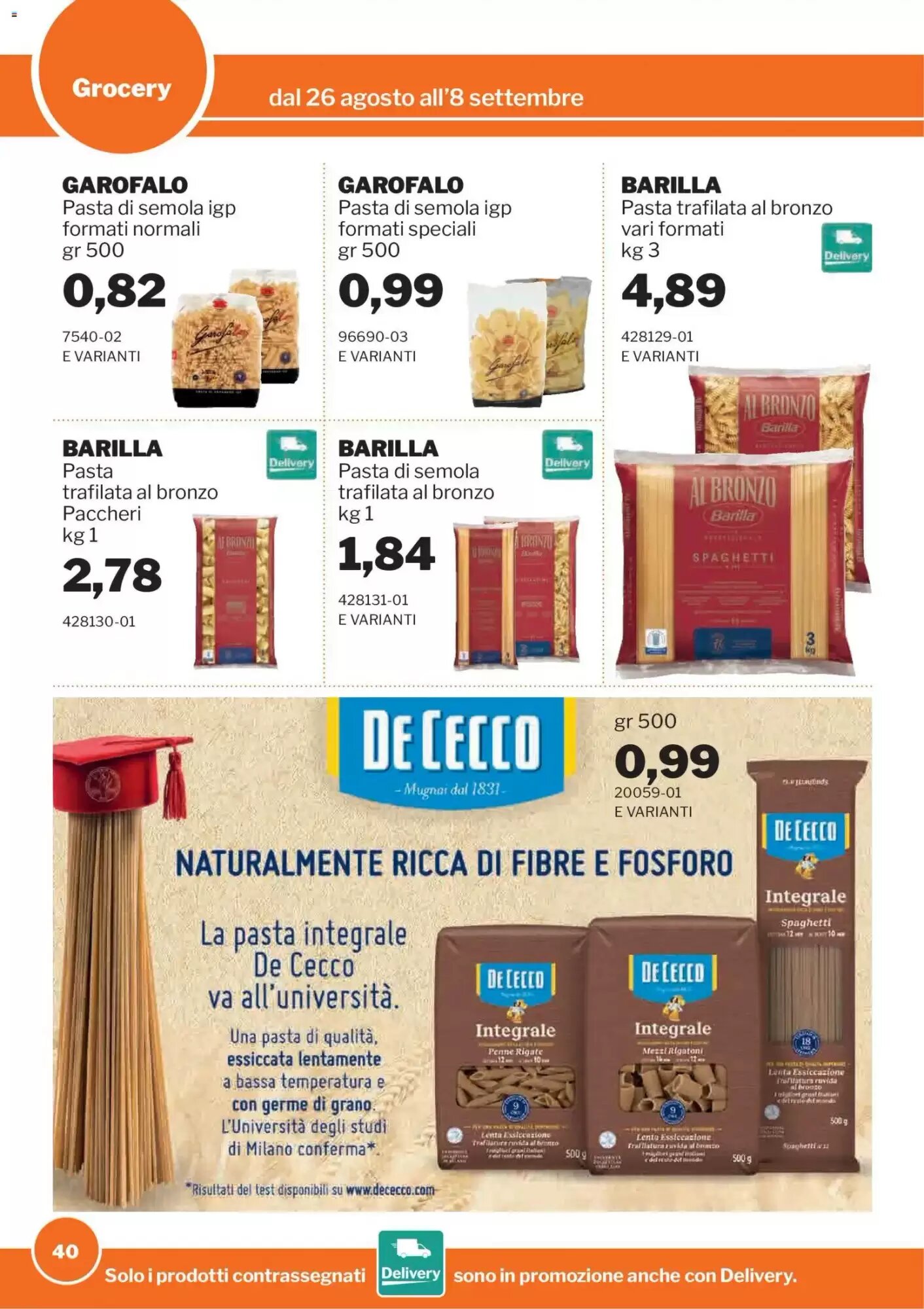 Volantino promozionale GrosMarket  valide dal 26/08/2026 - Pagina 40.