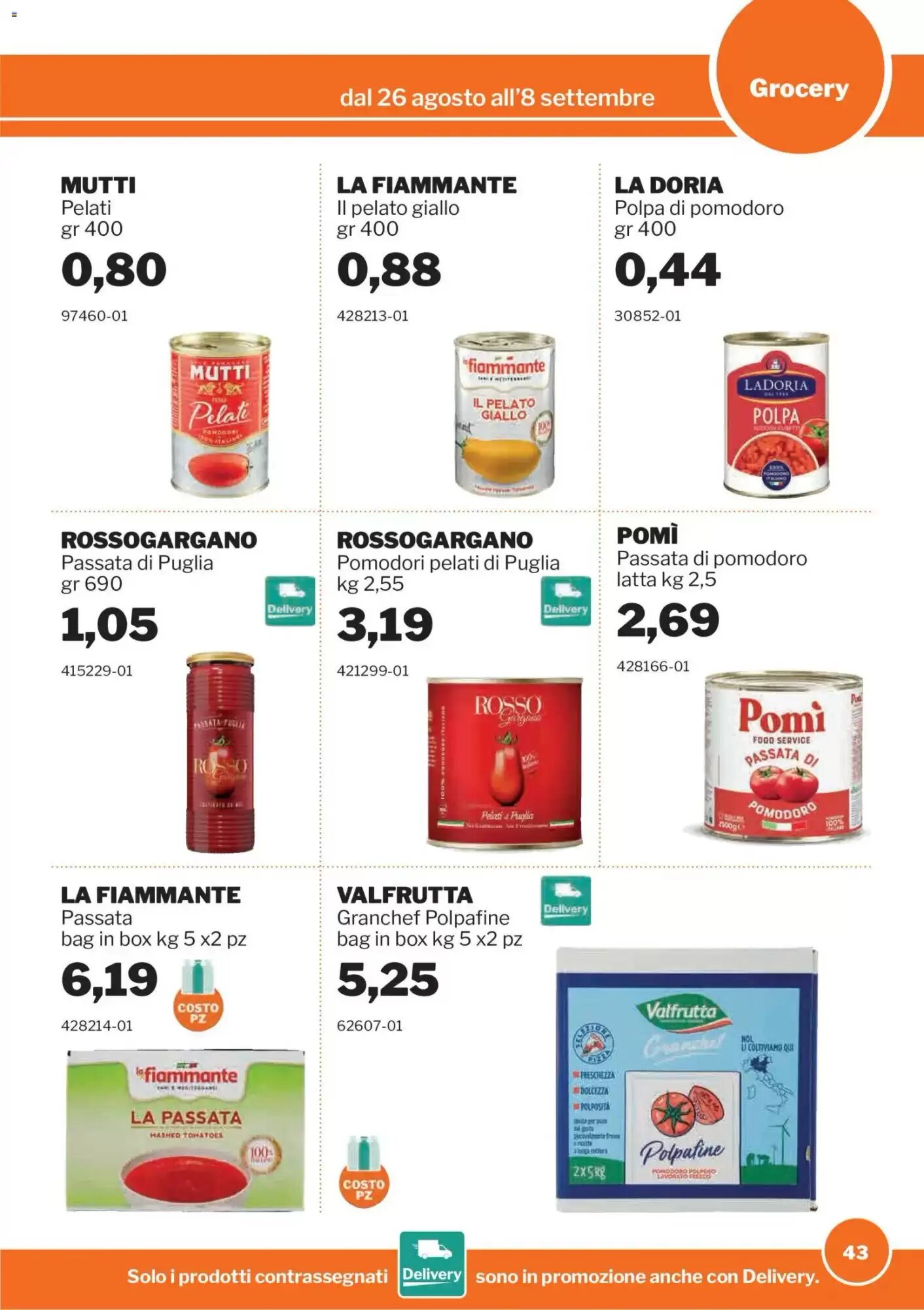 Volantino promozionale GrosMarket  valide dal 26/08/2026 - Pagina 43.
