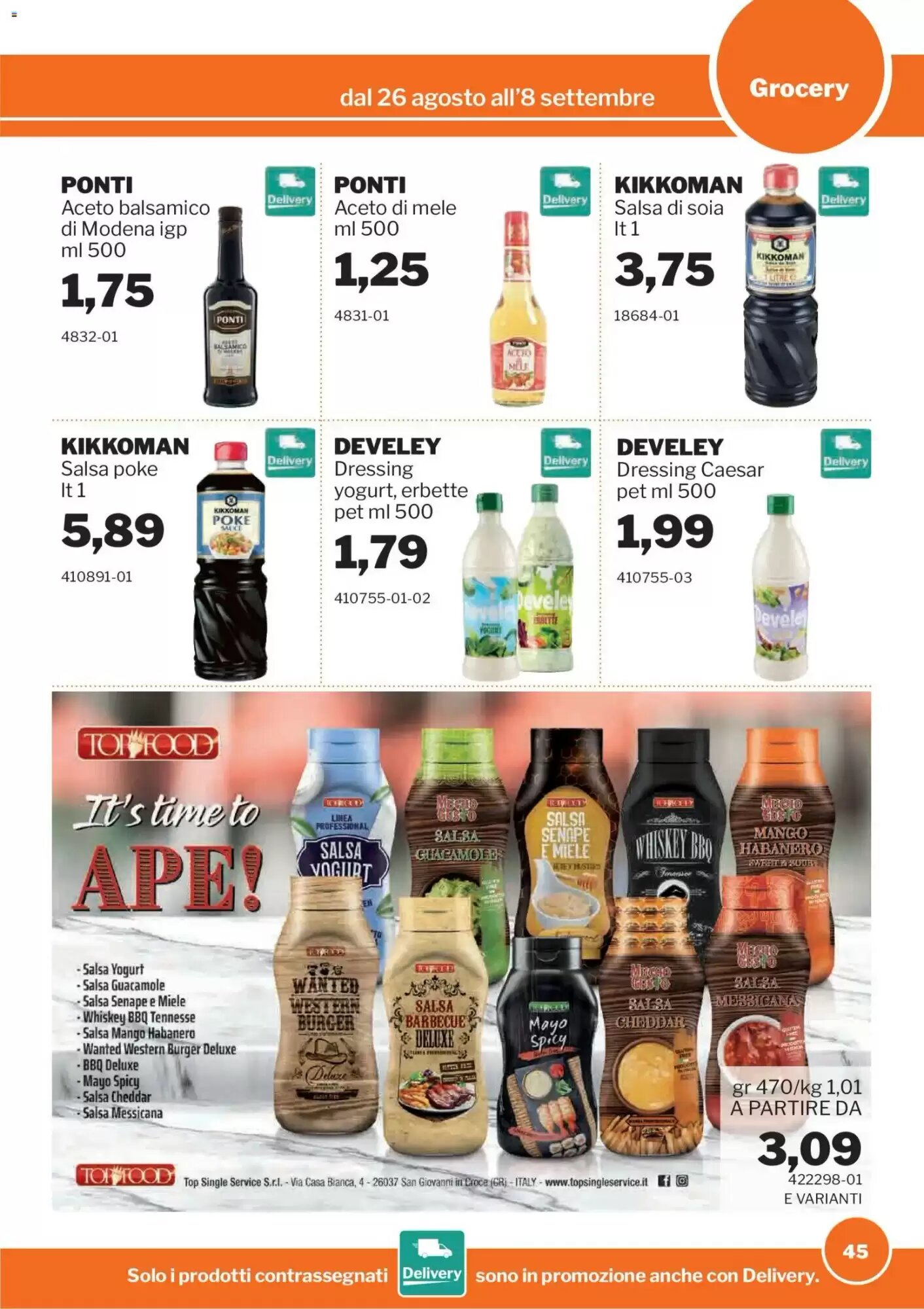 Volantino promozionale GrosMarket  valide dal 26/08/2026 - Pagina 45.
