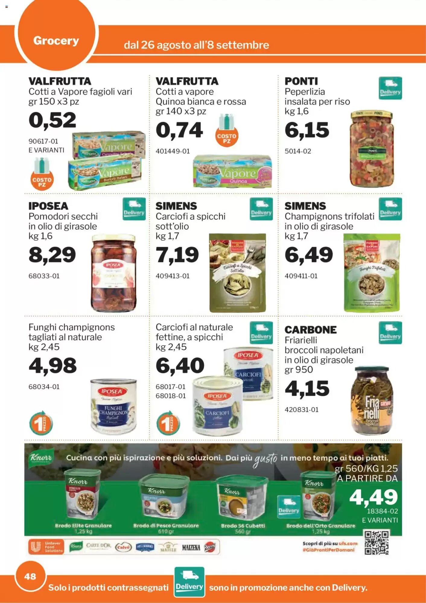 Volantino promozionale GrosMarket  valide dal 26/08/2026 - Pagina 48.
