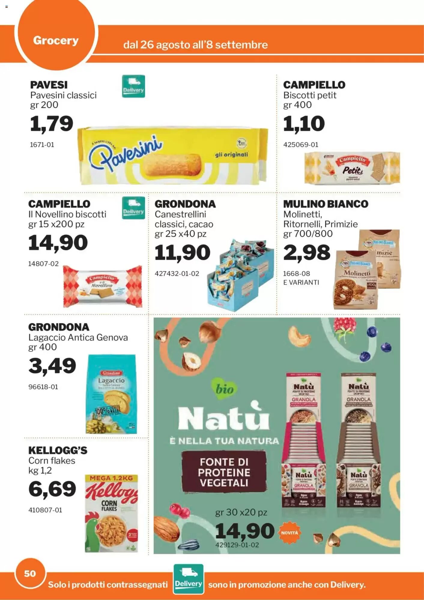 Volantino promozionale GrosMarket  valide dal 26/08/2026 - Pagina 50.
