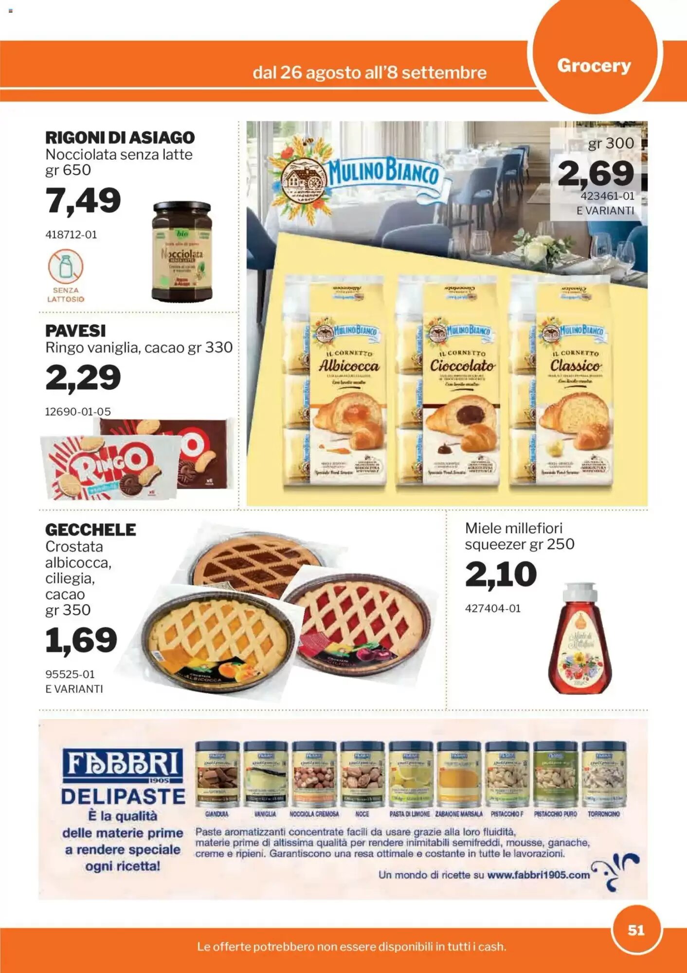 Volantino promozionale GrosMarket  valide dal 26/08/2026 - Pagina 51.