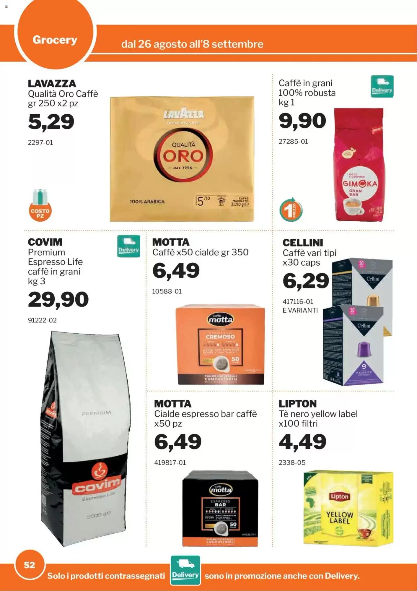 Volantino promozionale GrosMarket  valide dal 26/08/2026 - Pagina 52.