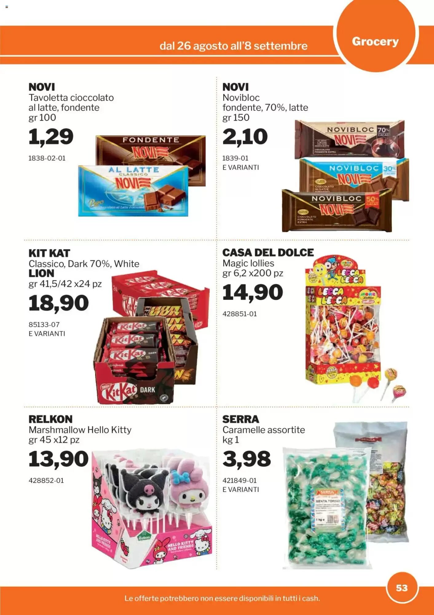 Volantino promozionale GrosMarket  valide dal 26/08/2026 - Pagina 53.