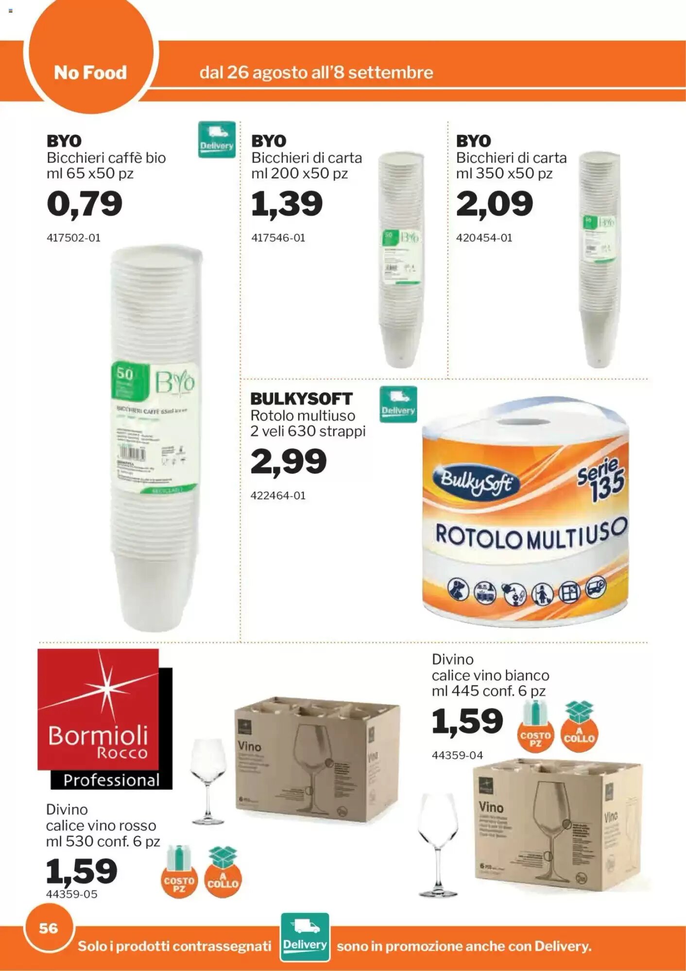 Volantino promozionale GrosMarket  valide dal 26/08/2026 - Pagina 56.