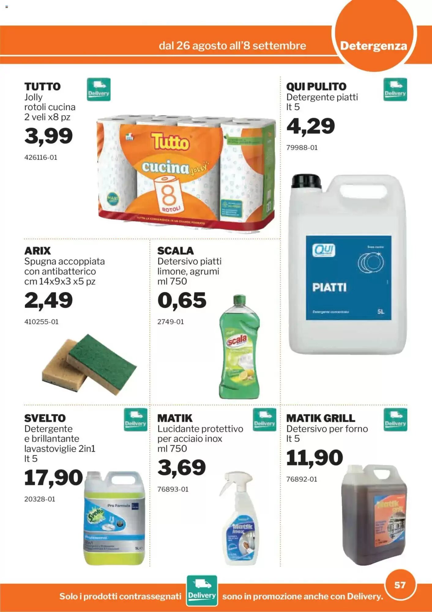 Volantino promozionale GrosMarket  valide dal 26/08/2026 - Pagina 57.