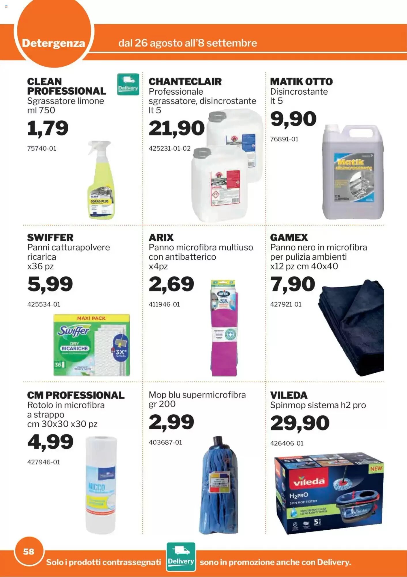 Volantino promozionale GrosMarket  valide dal 26/08/2026 - Pagina 58.