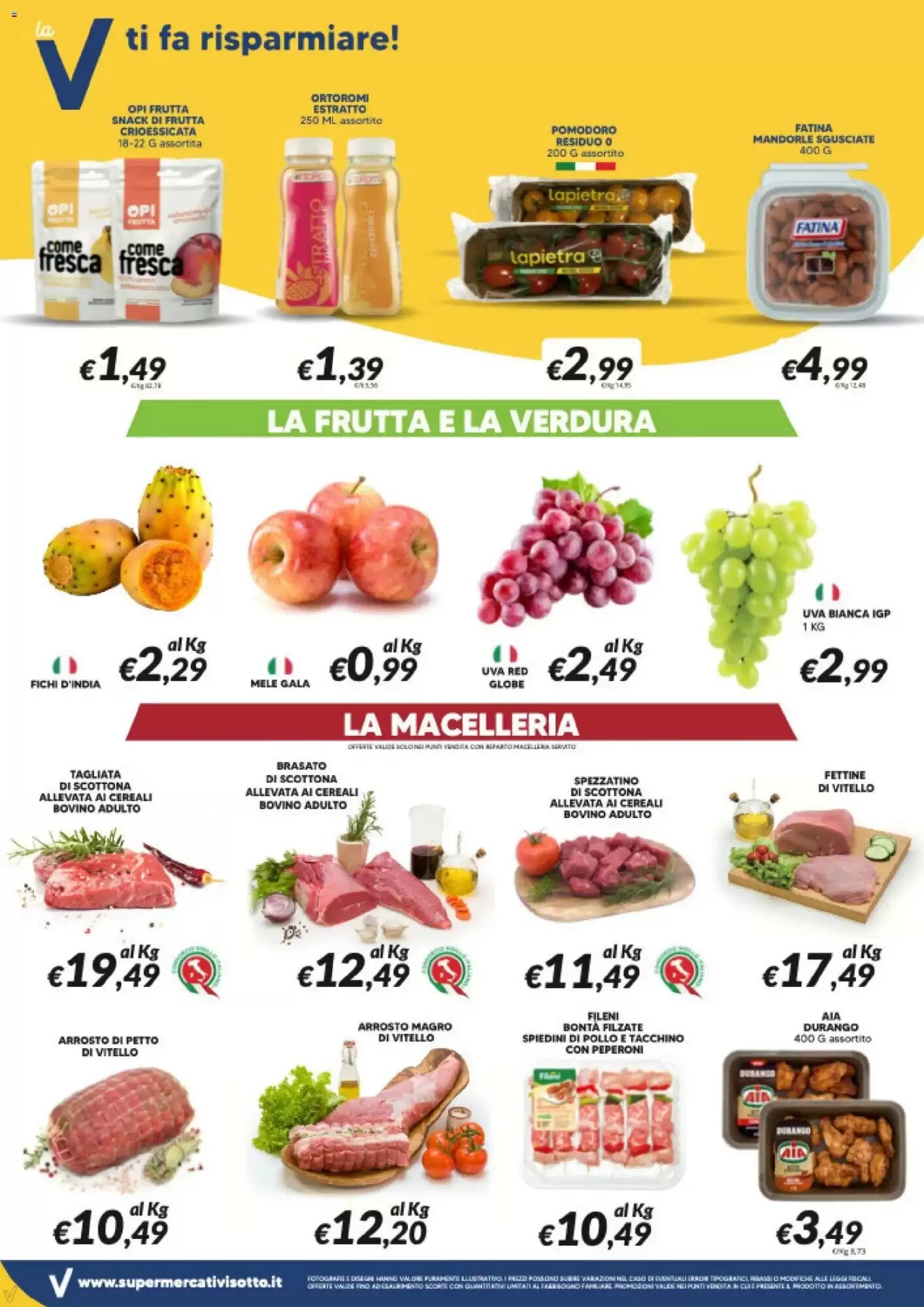 Volantino promozionale Supermercati Visotto  valide dal 26/08/2026 - Pagina 2.