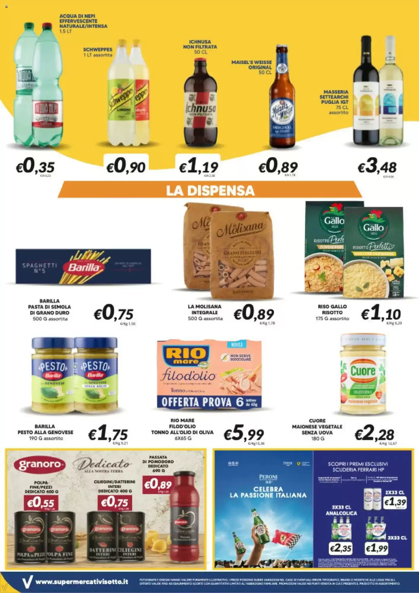 Volantino promozionale Supermercati Visotto  valide dal 26/08/2026 - Pagina 6.
